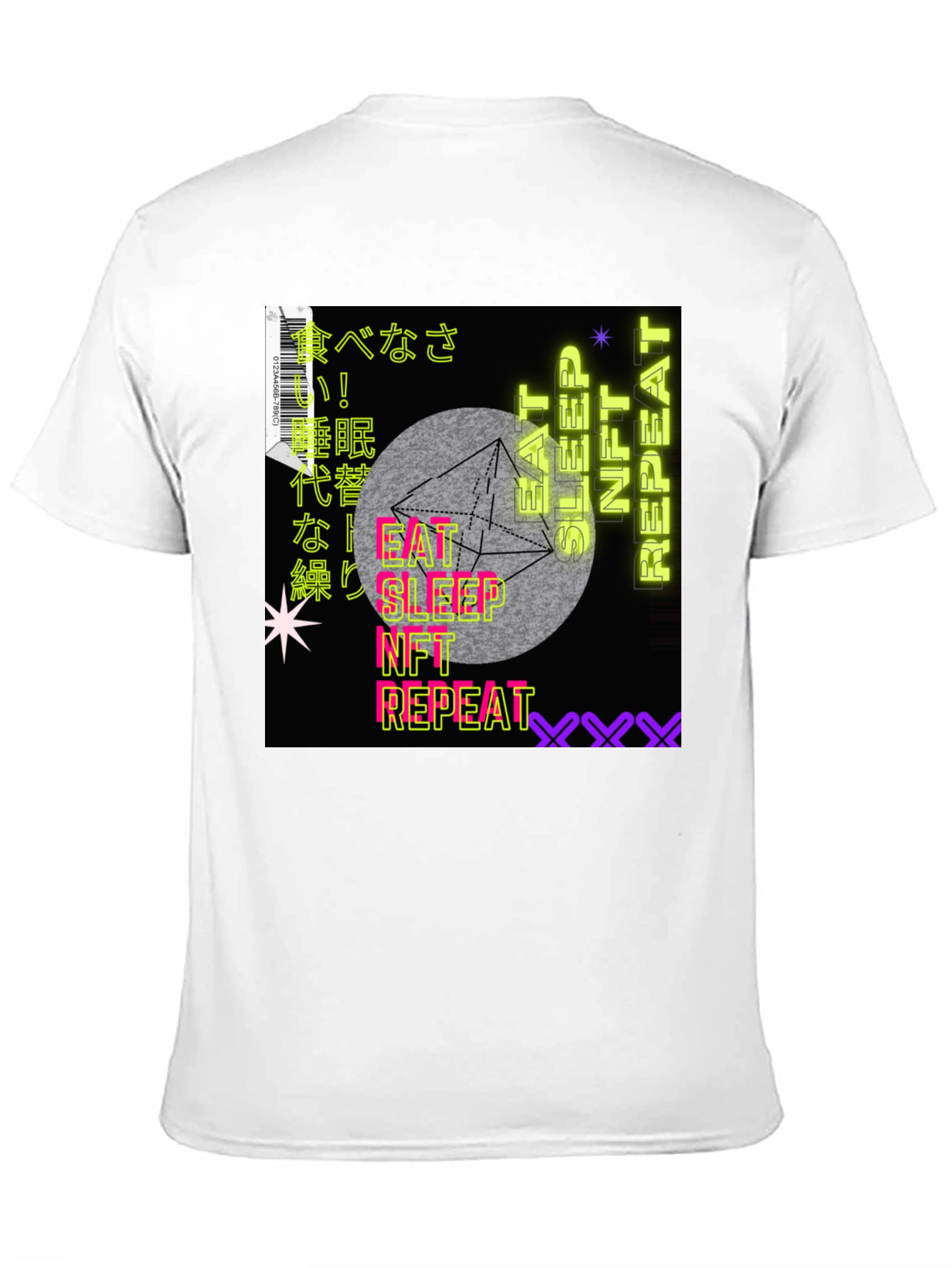 Eat Sleep NFT Repeat Graphic Tee
