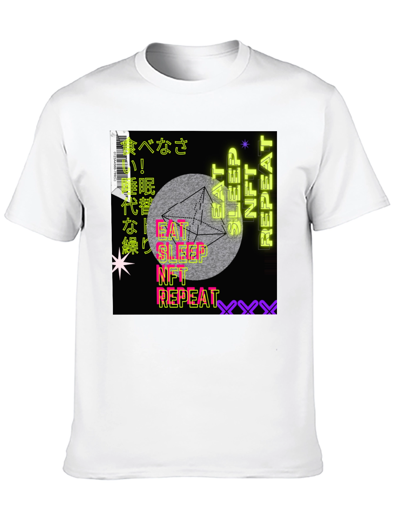 Eat Sleep NFT Repeat Graphic Tee