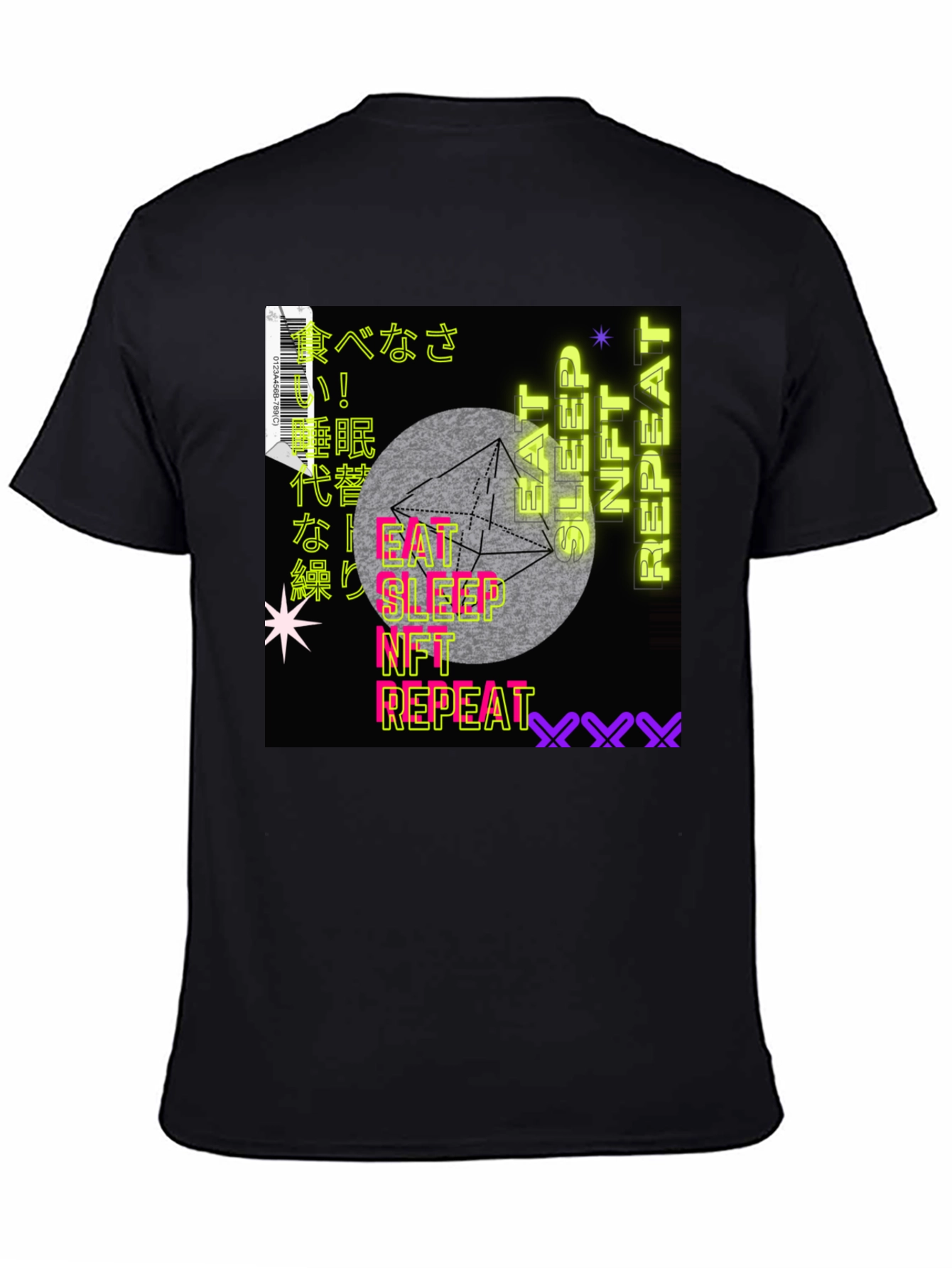 Eat Sleep NFT Repeat Graphic Tee