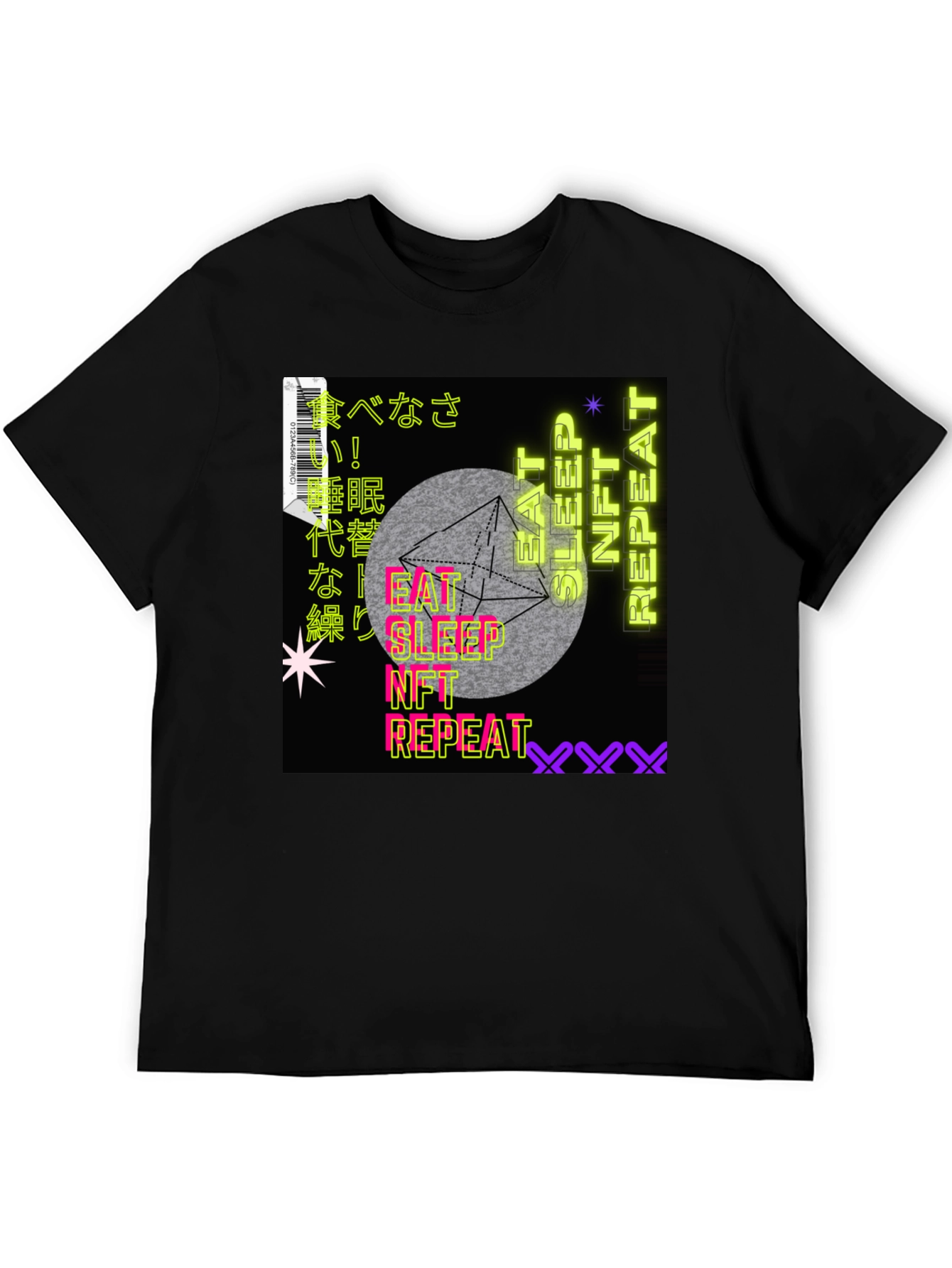 Eat Sleep NFT Repeat Graphic Tee