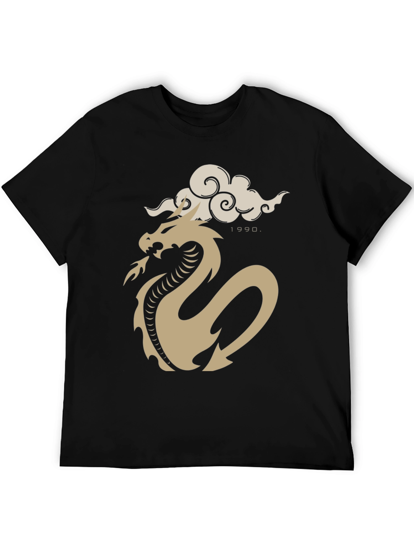 Dragon Cloud Graphic Tee - Black