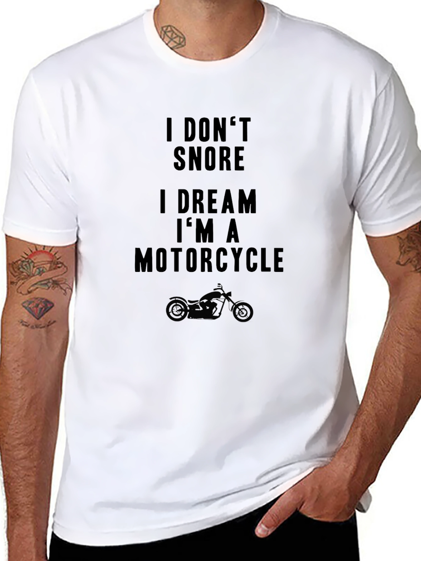 Motorcycle Dream T-Shirt - Black
