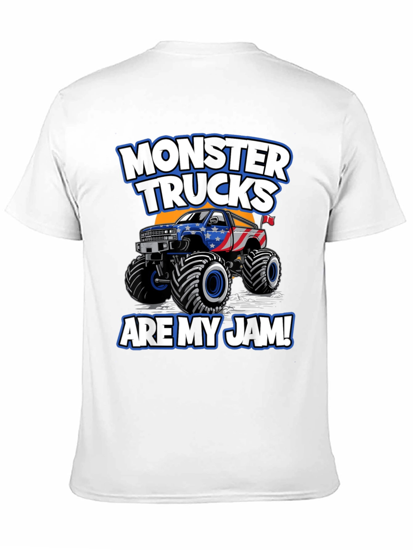 Monster Trucks Are My Jam Black T-Shirt