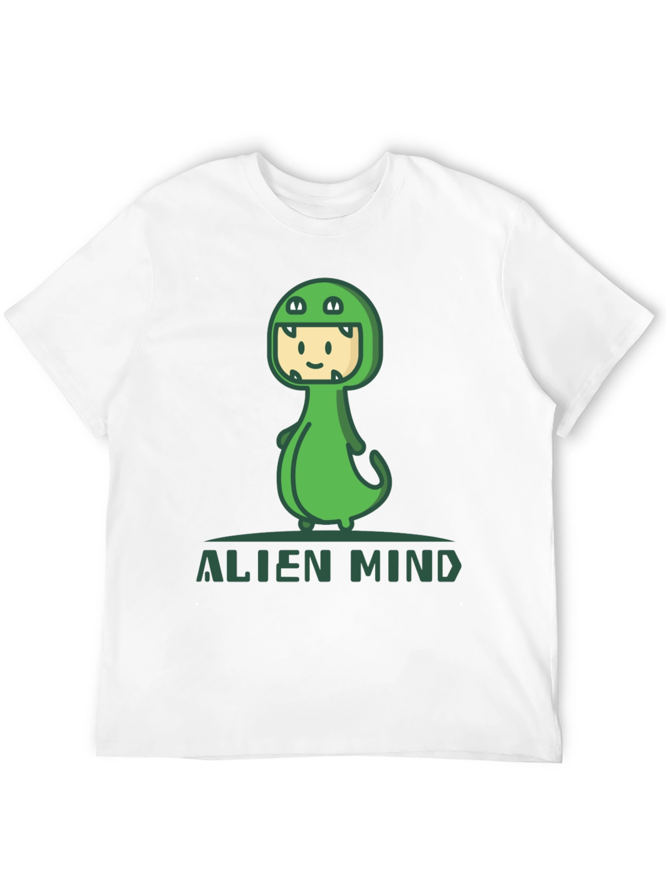 Alien Mind Dino Costume Graphic Tee