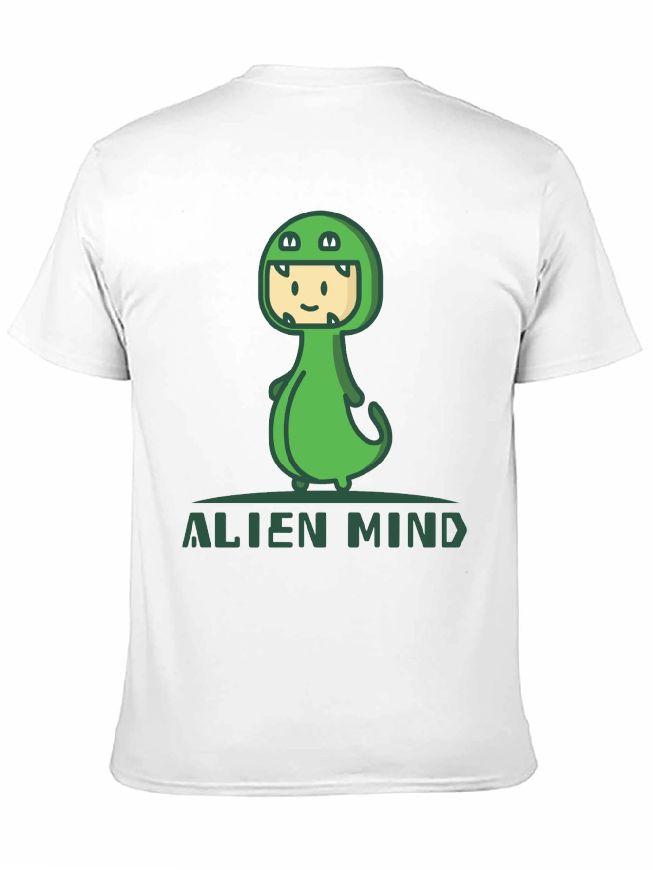 Alien Mind Dino Costume Graphic Tee