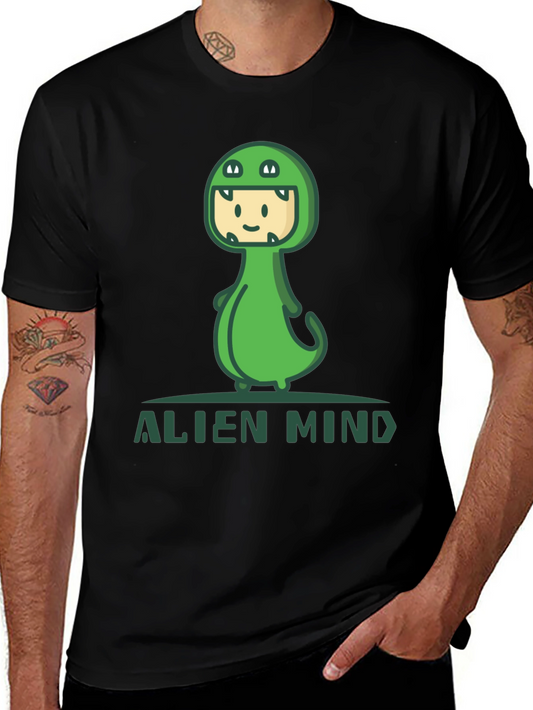Alien Mind Dino Costume Graphic Tee