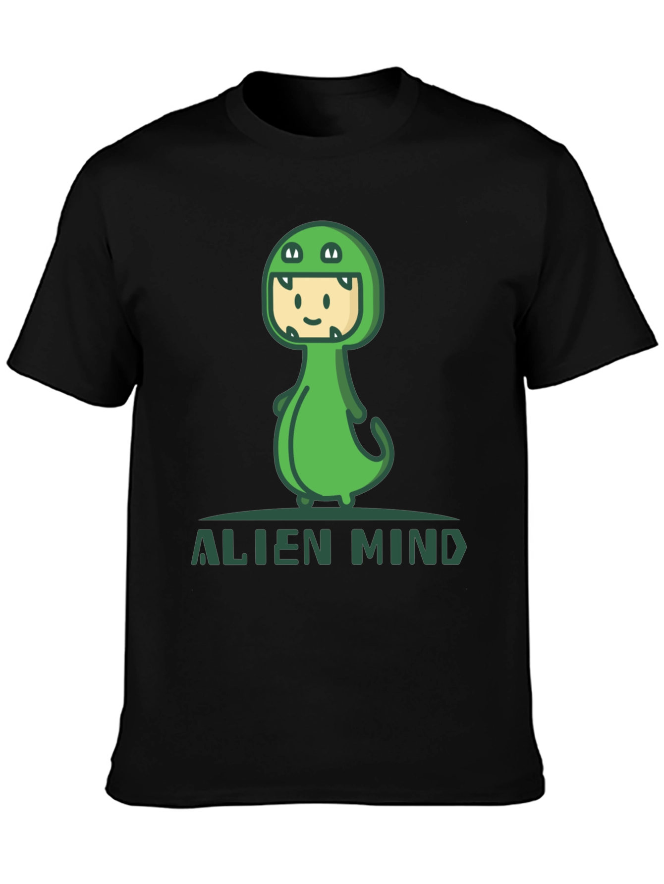Alien Mind Dino Costume Graphic Tee