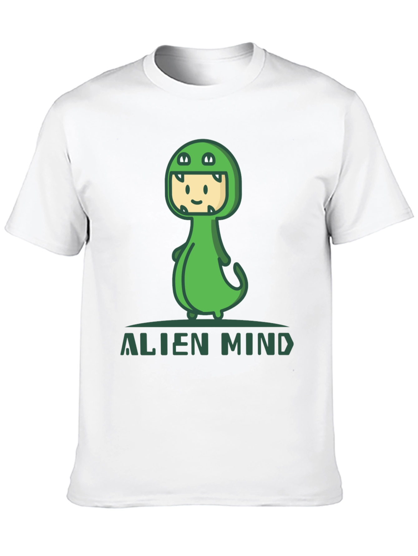 Alien Mind Dino Costume Graphic Tee