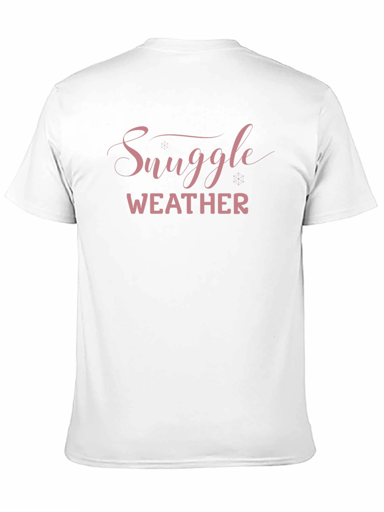 Snuggle Weather Black T-Shirt