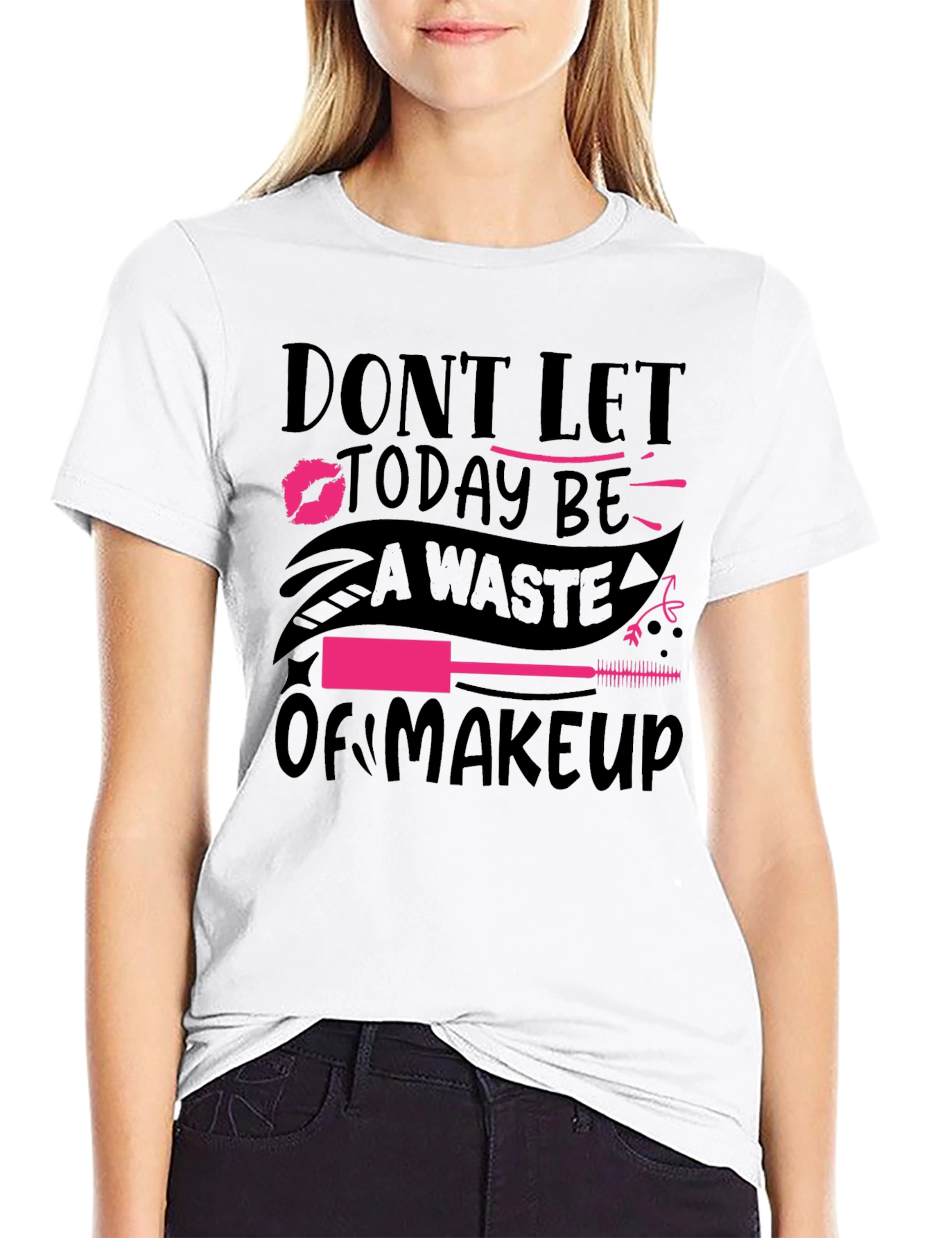 Makeup Lover T-Shirt - Dont Waste Makeup