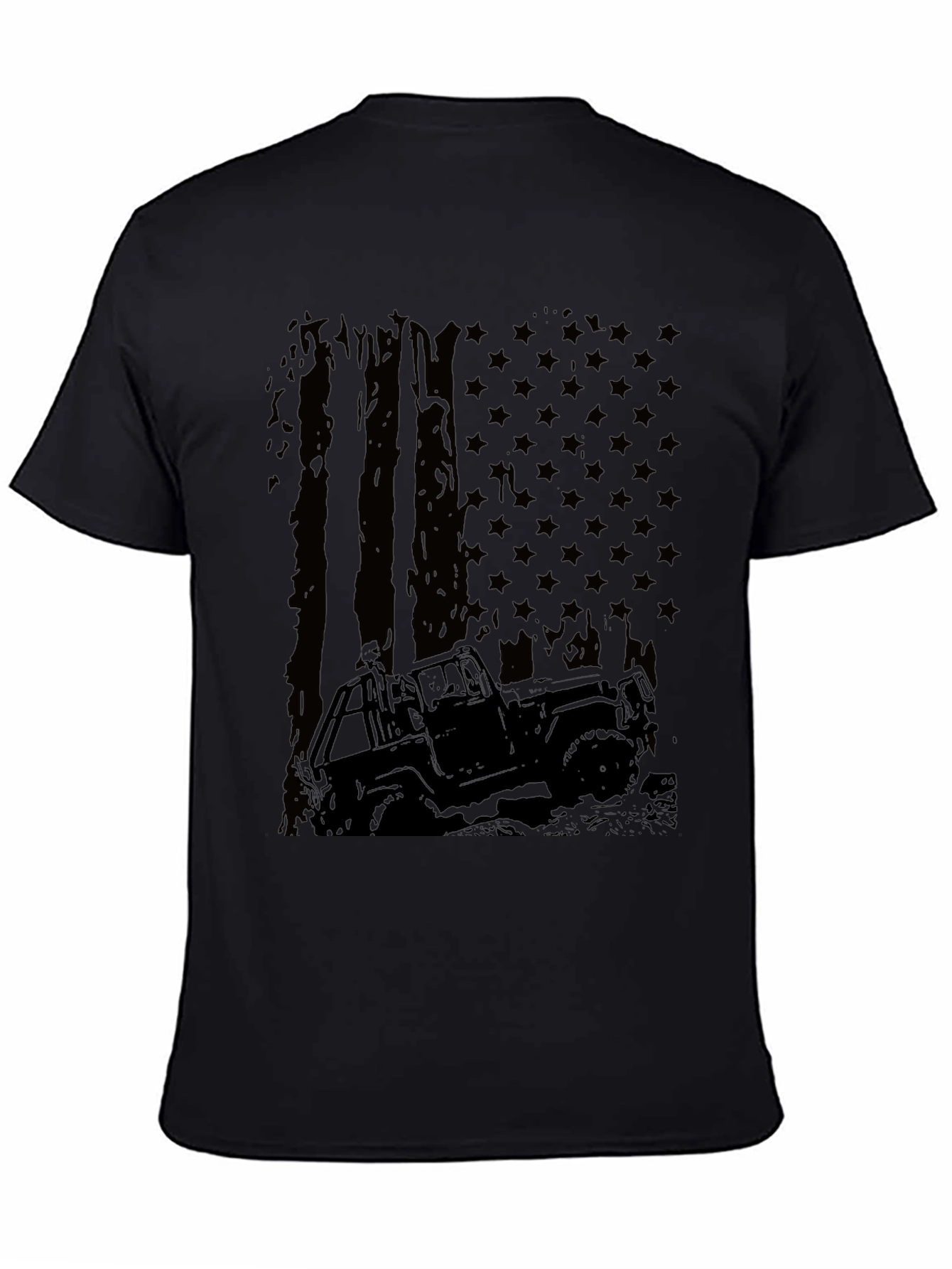 Off-Road American Flag T-Shirt