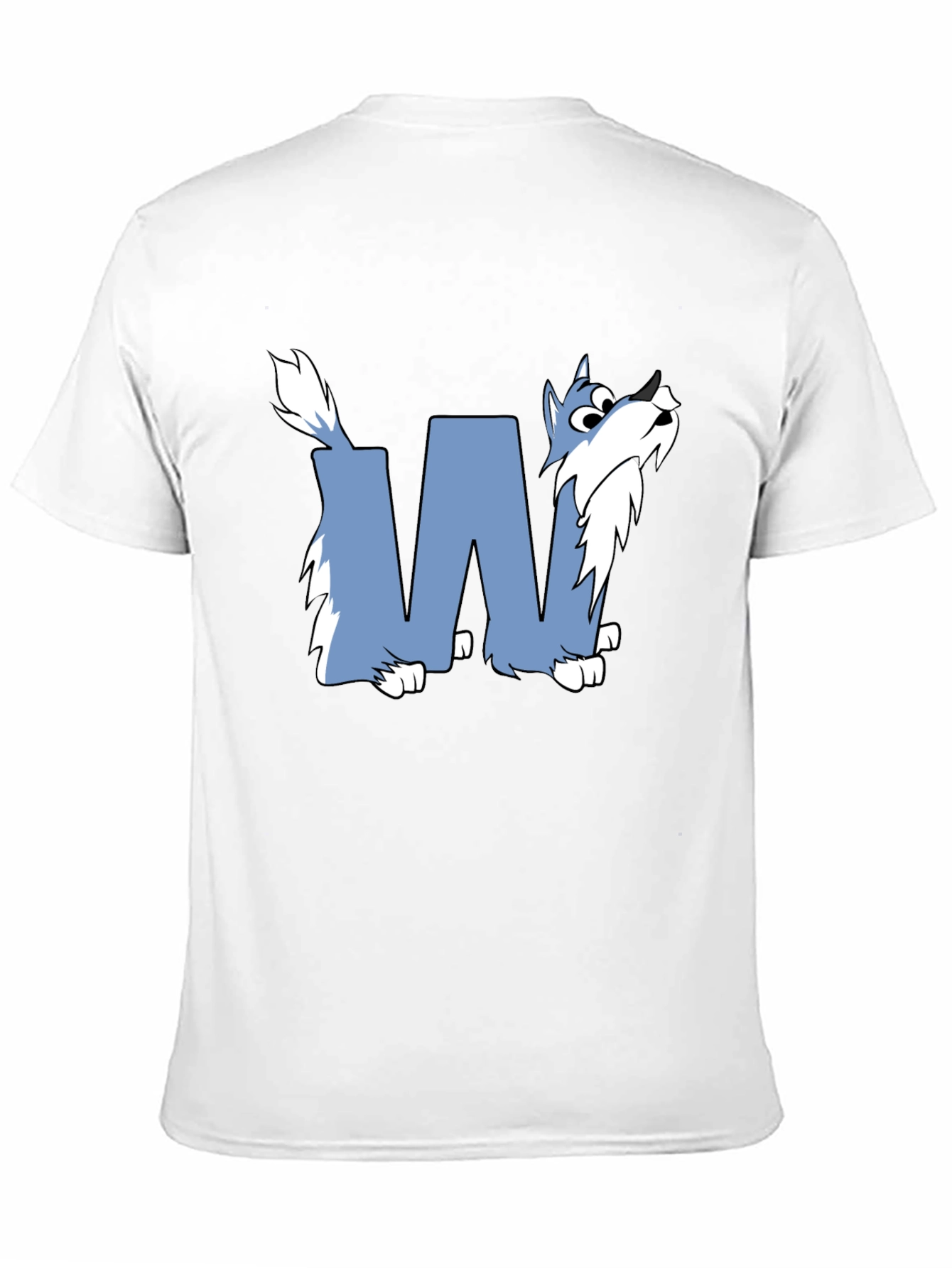 Wolf-Themed Graphic Tee - Stylish Black Cotton Shirt