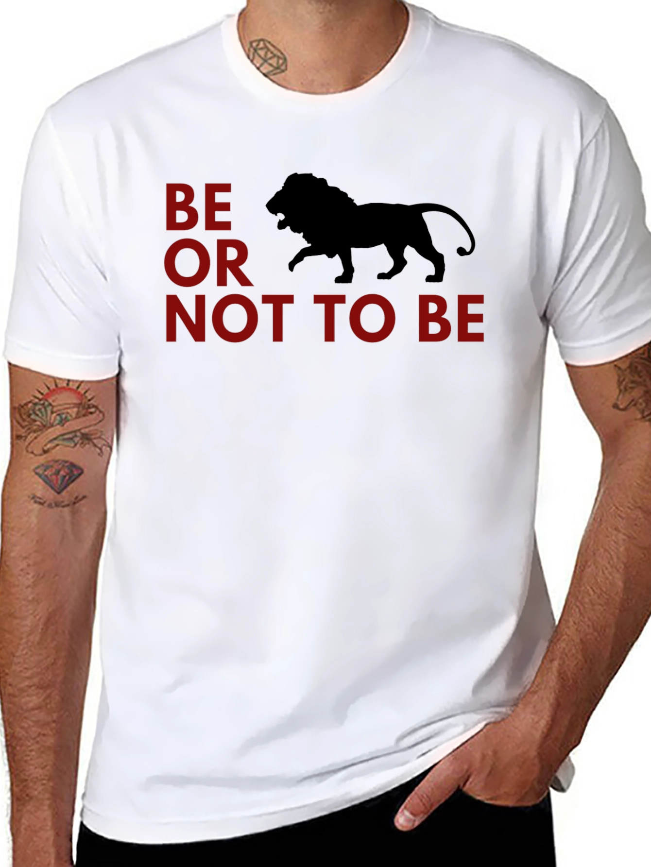 Be A Lion T-Shirt: Motivational Graphic Tee