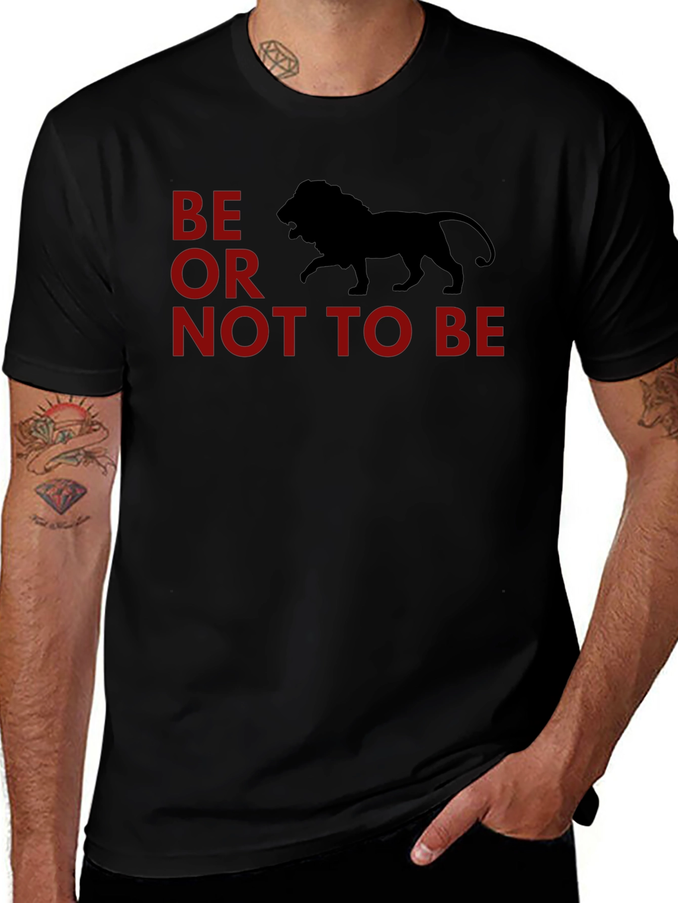 Be A Lion T-Shirt: Motivational Graphic Tee