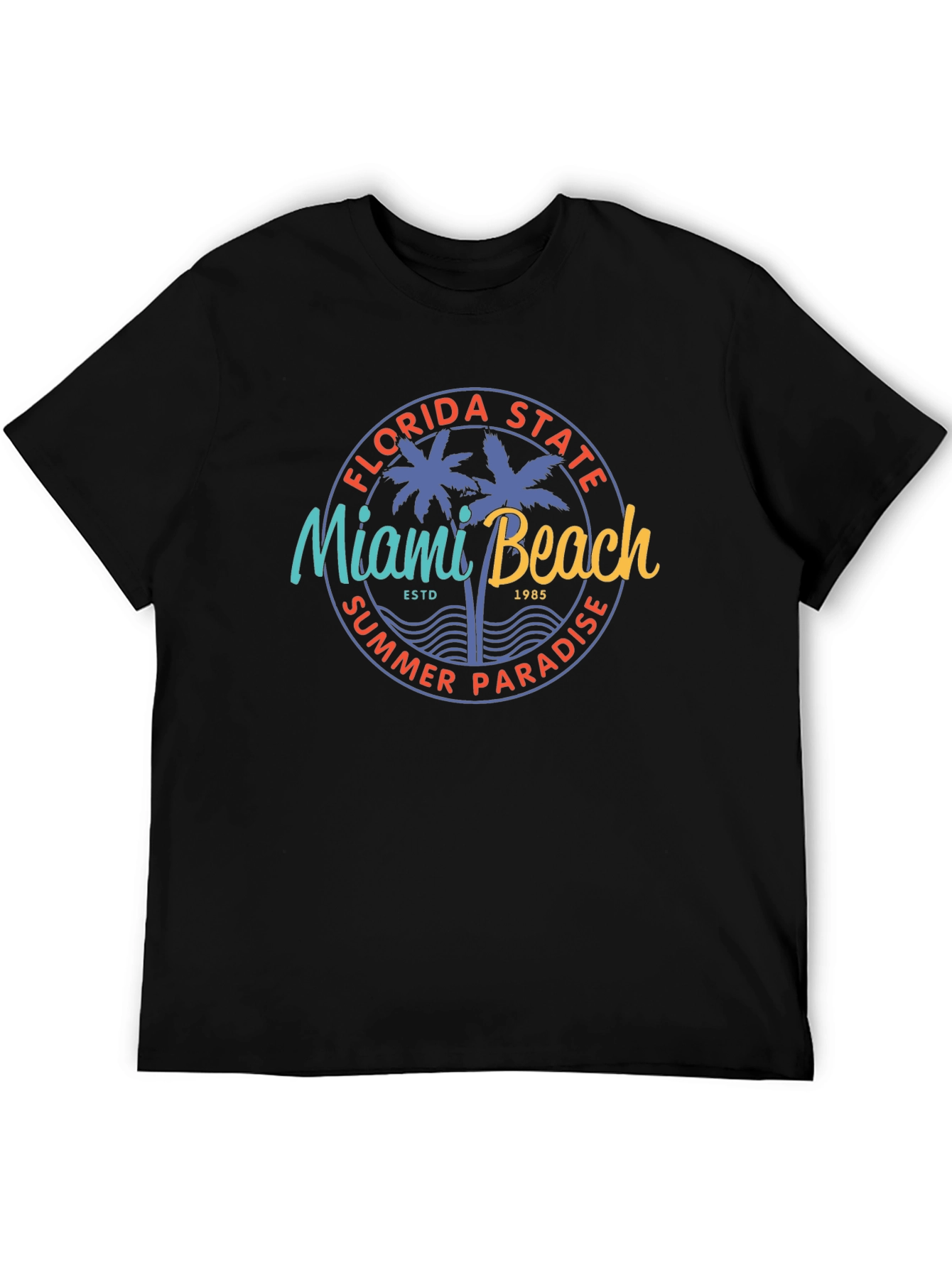 Miami Beach Florida T-Shirt Palm Trees