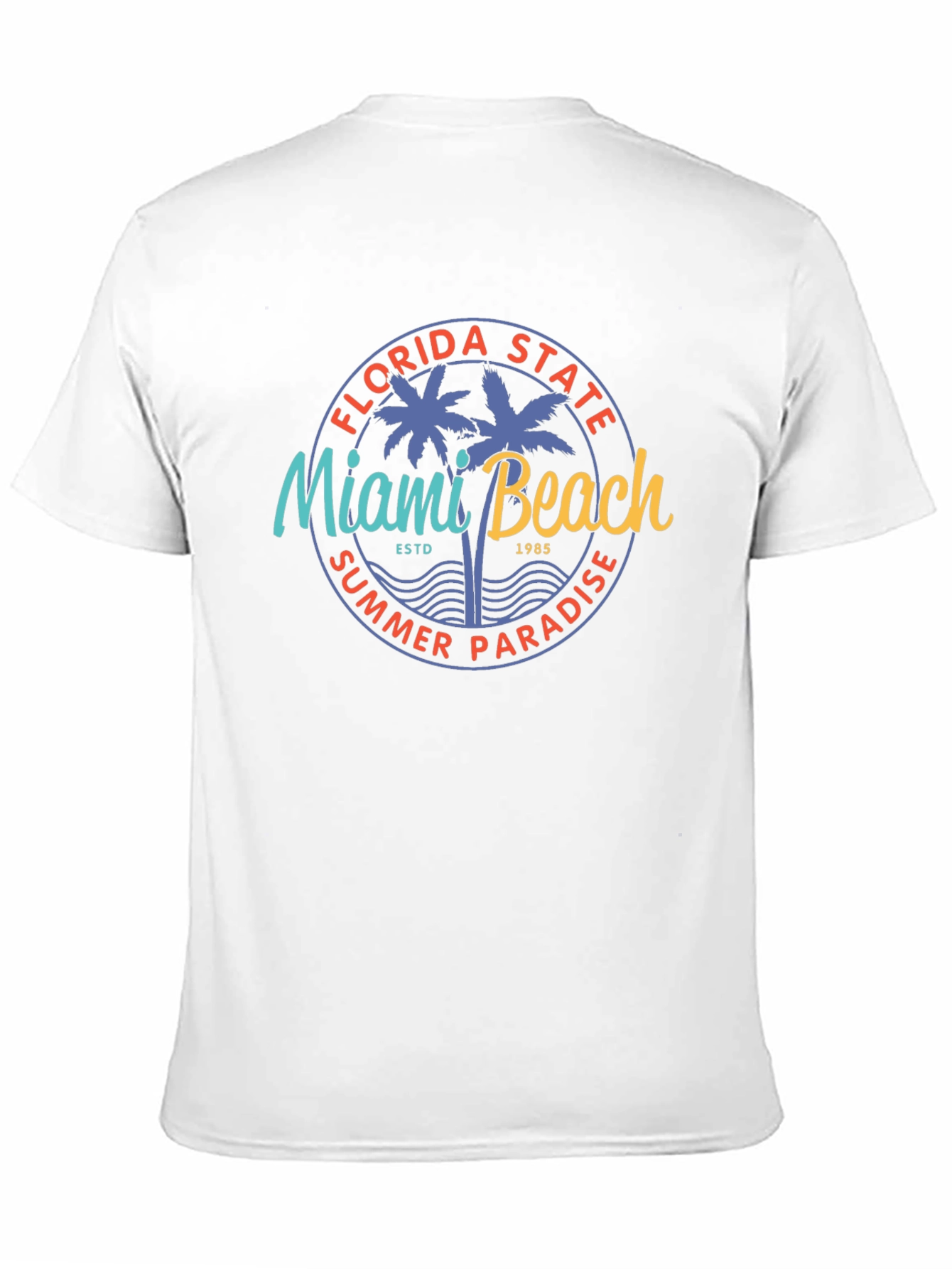 Miami Beach Florida T-Shirt Palm Trees