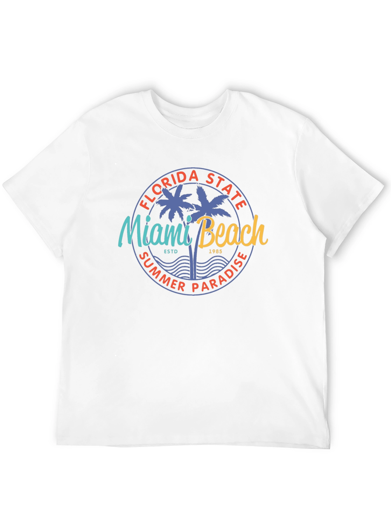 Miami Beach Florida T-Shirt Palm Trees