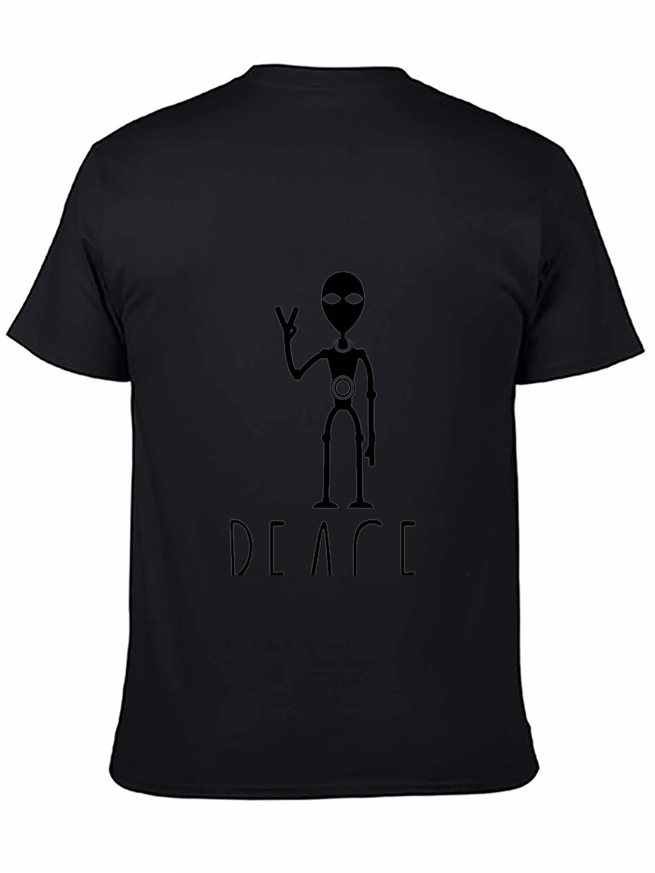 Peace Alien Graphic T-Shirt