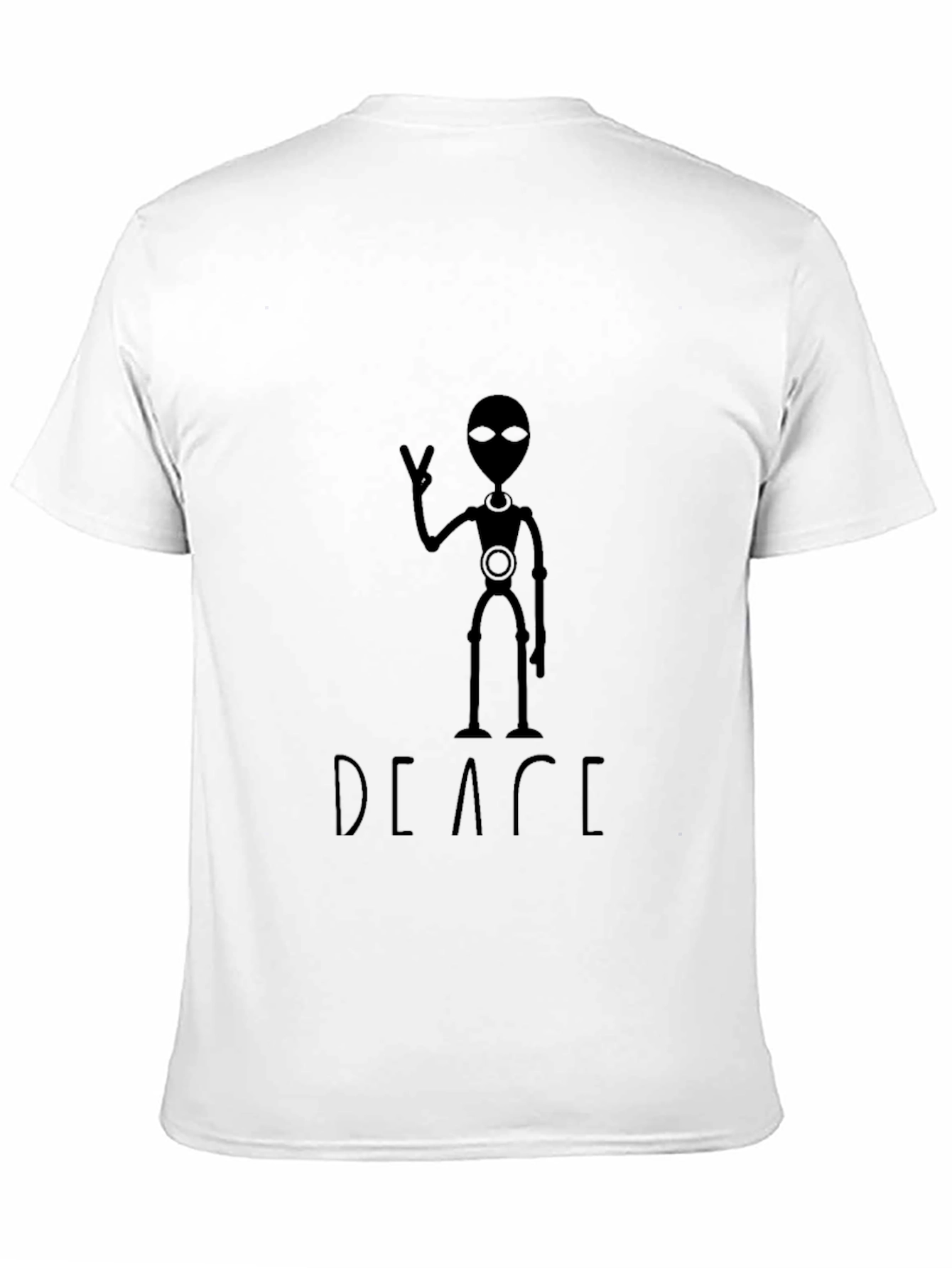 Peace Alien Graphic T-Shirt
