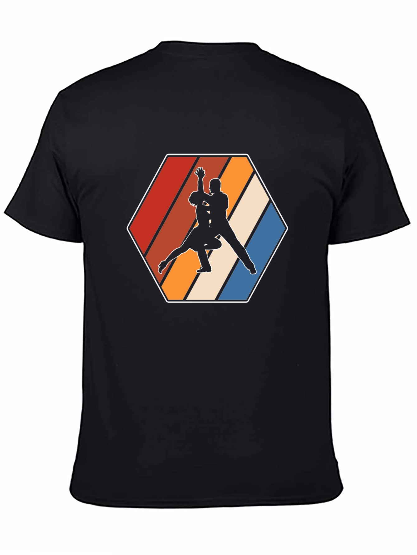 Retro Dancing Duo T-Shirt - Stylish Graphic Tee