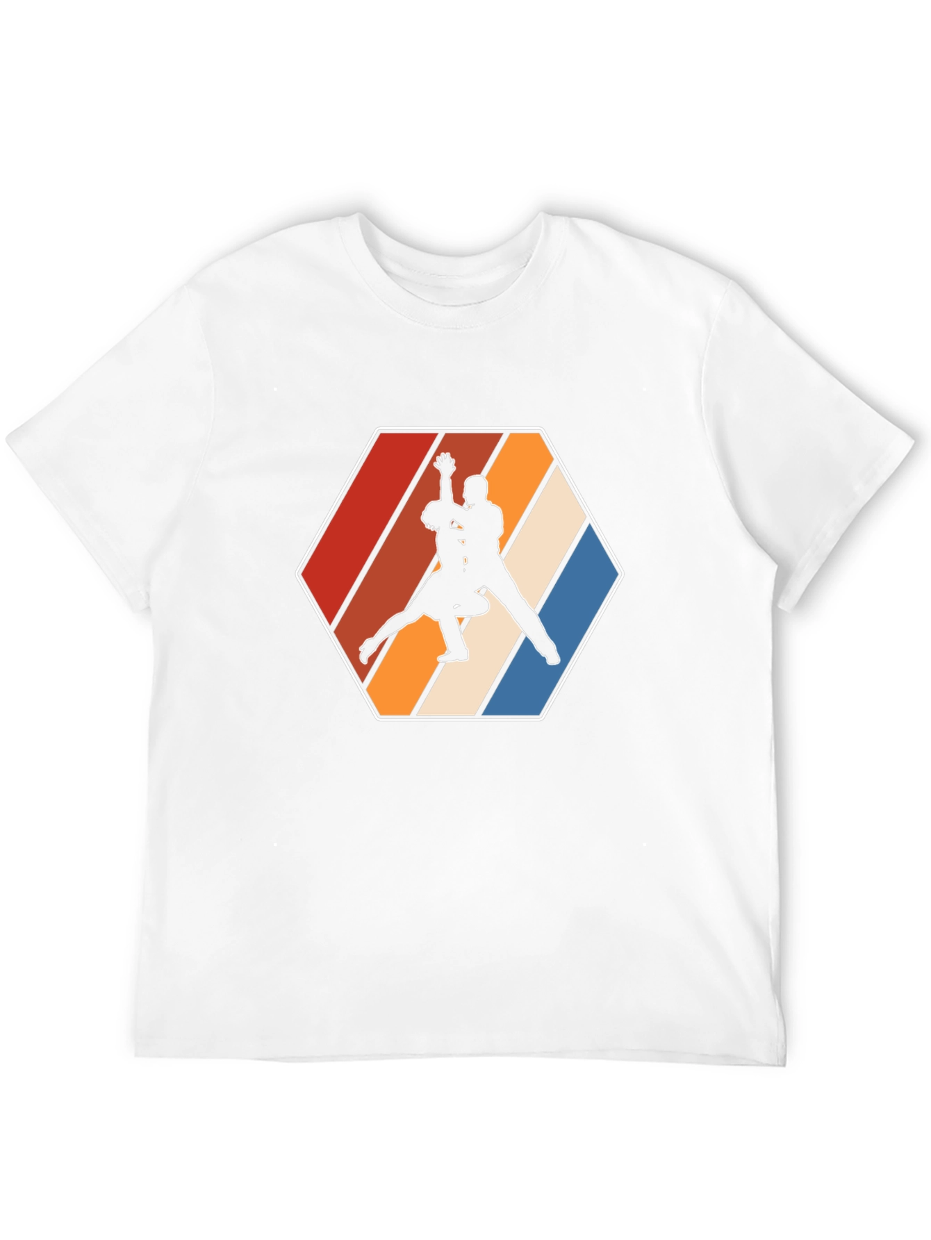 Retro Dancing Duo T-Shirt - Stylish Graphic Tee