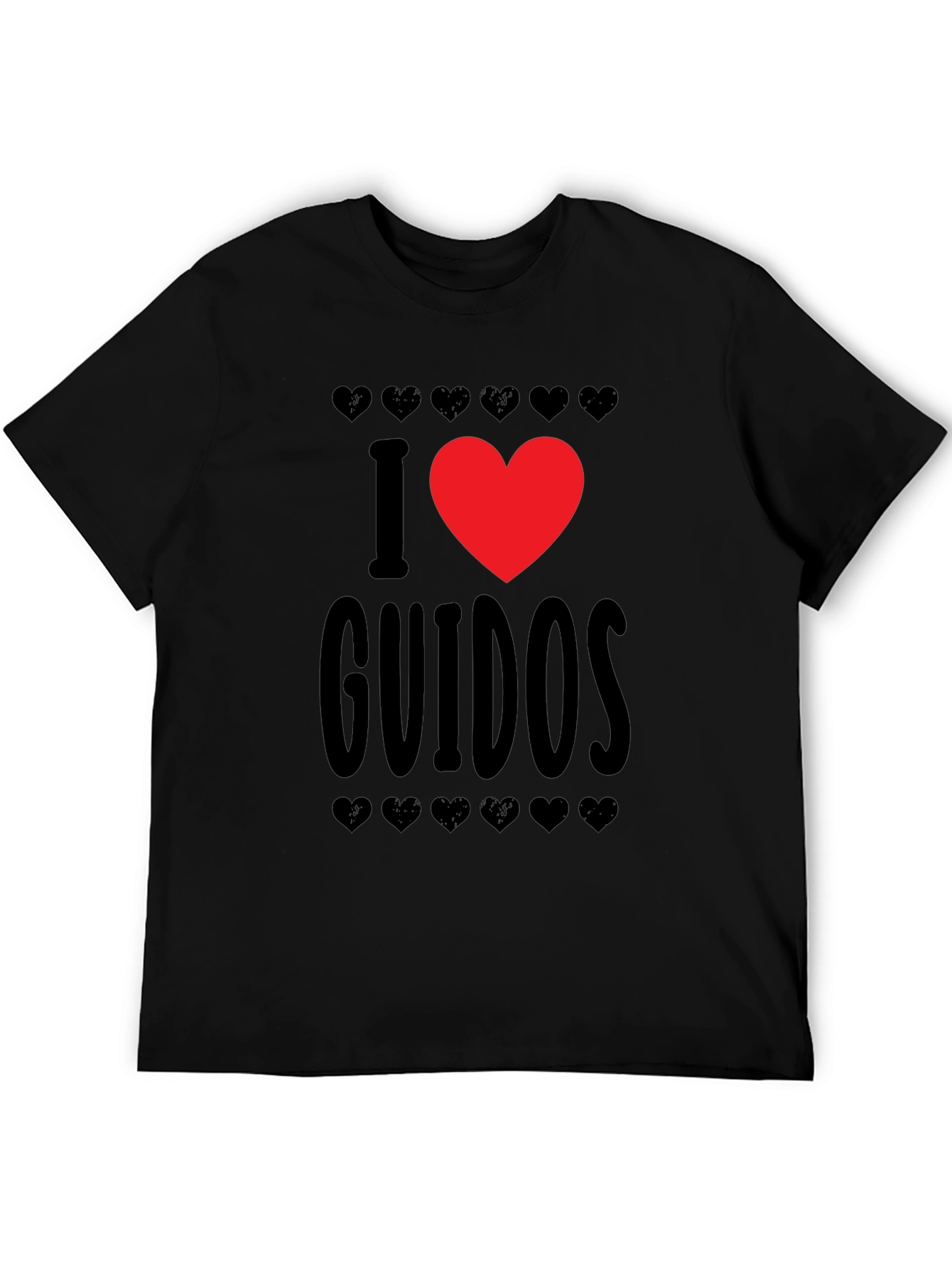 I Heart Guidos Graphic Tee - Black