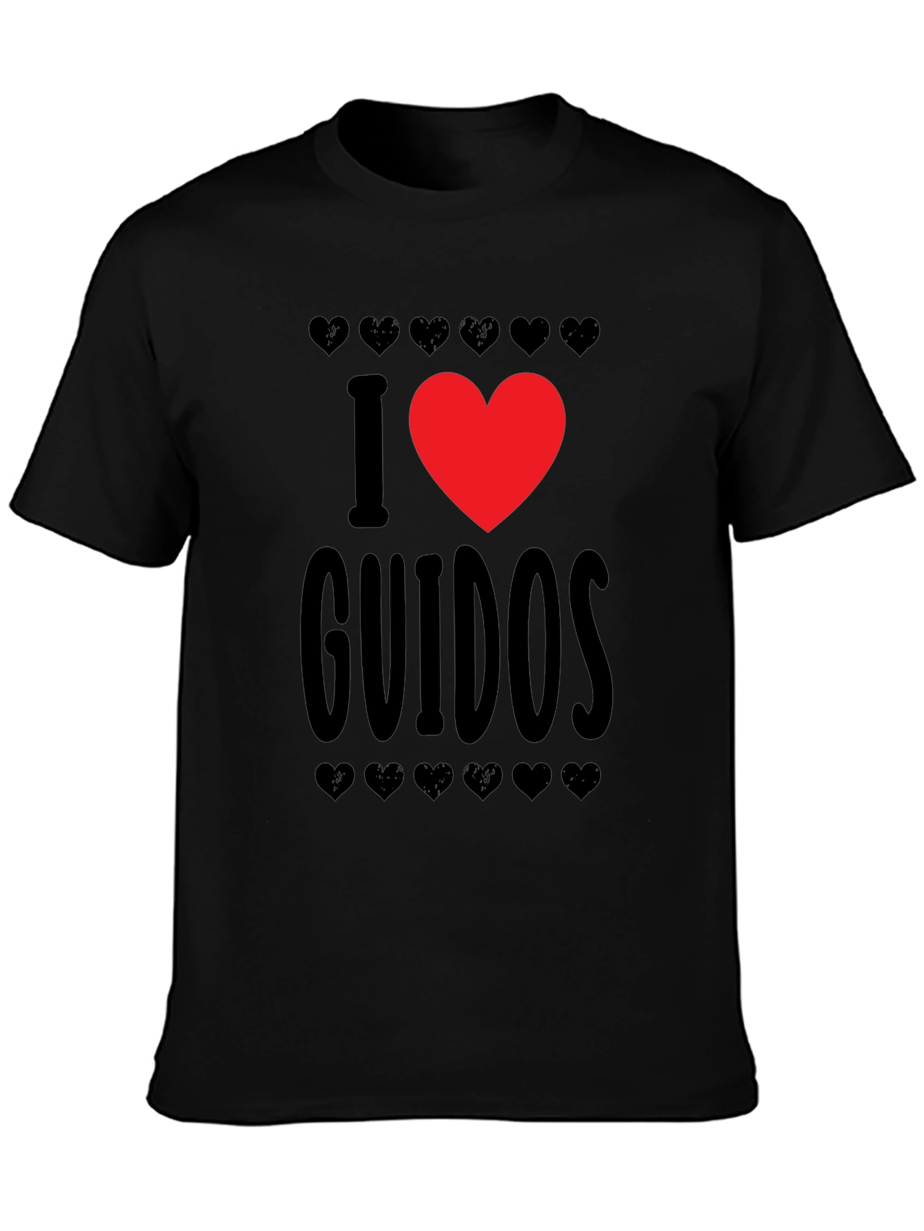 I Heart Guidos Graphic Tee - Black