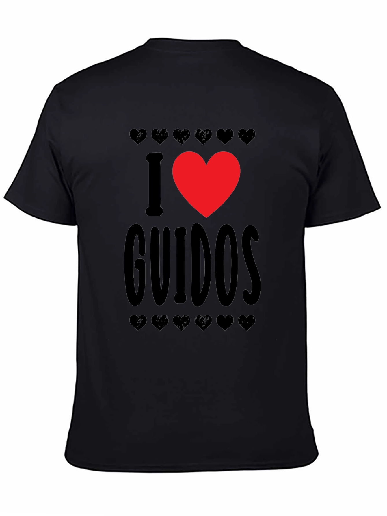 I Heart Guidos Graphic Tee - Black