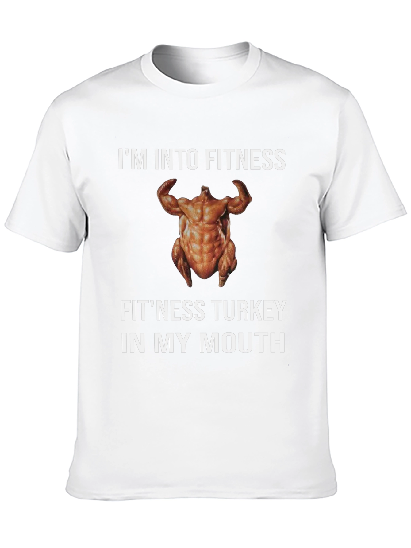 Fitness Turkey T-Shirt - Funny Thanksgiving Gym Tee