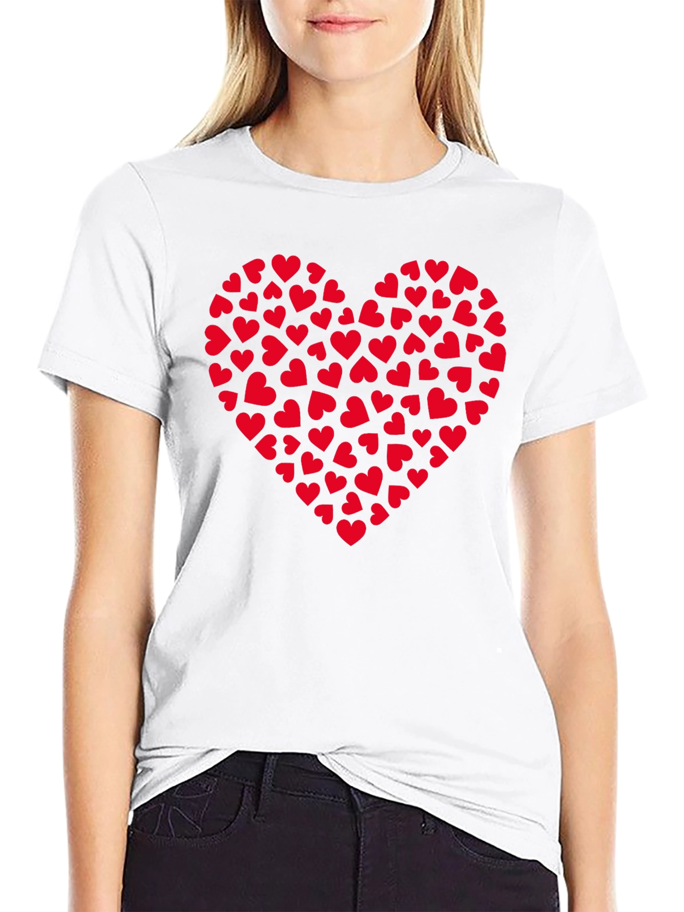 Heart of Hearts Black T-Shirt