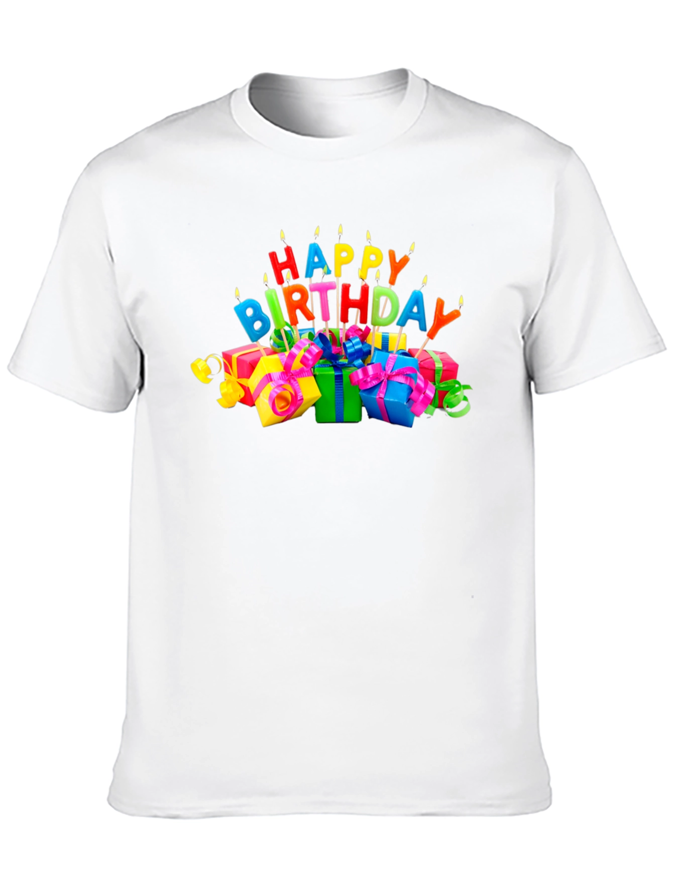 Happy Birthday Graphic Tee - Black