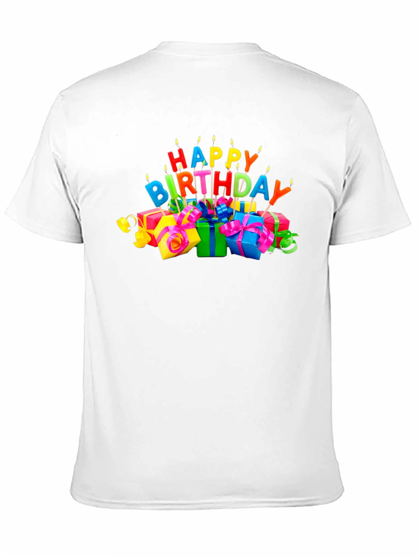 Happy Birthday Graphic Tee - Black