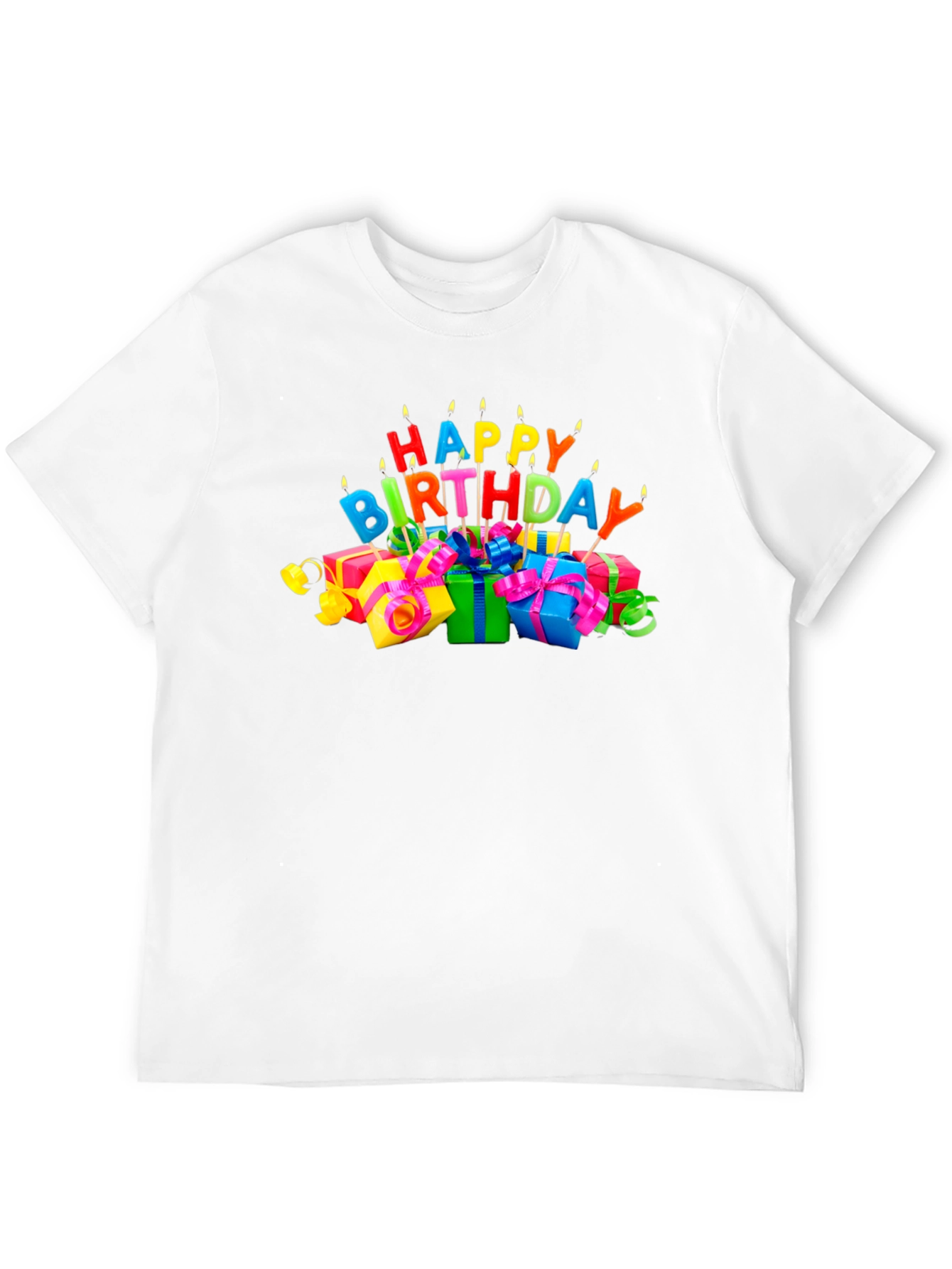 Happy Birthday Graphic Tee - Black