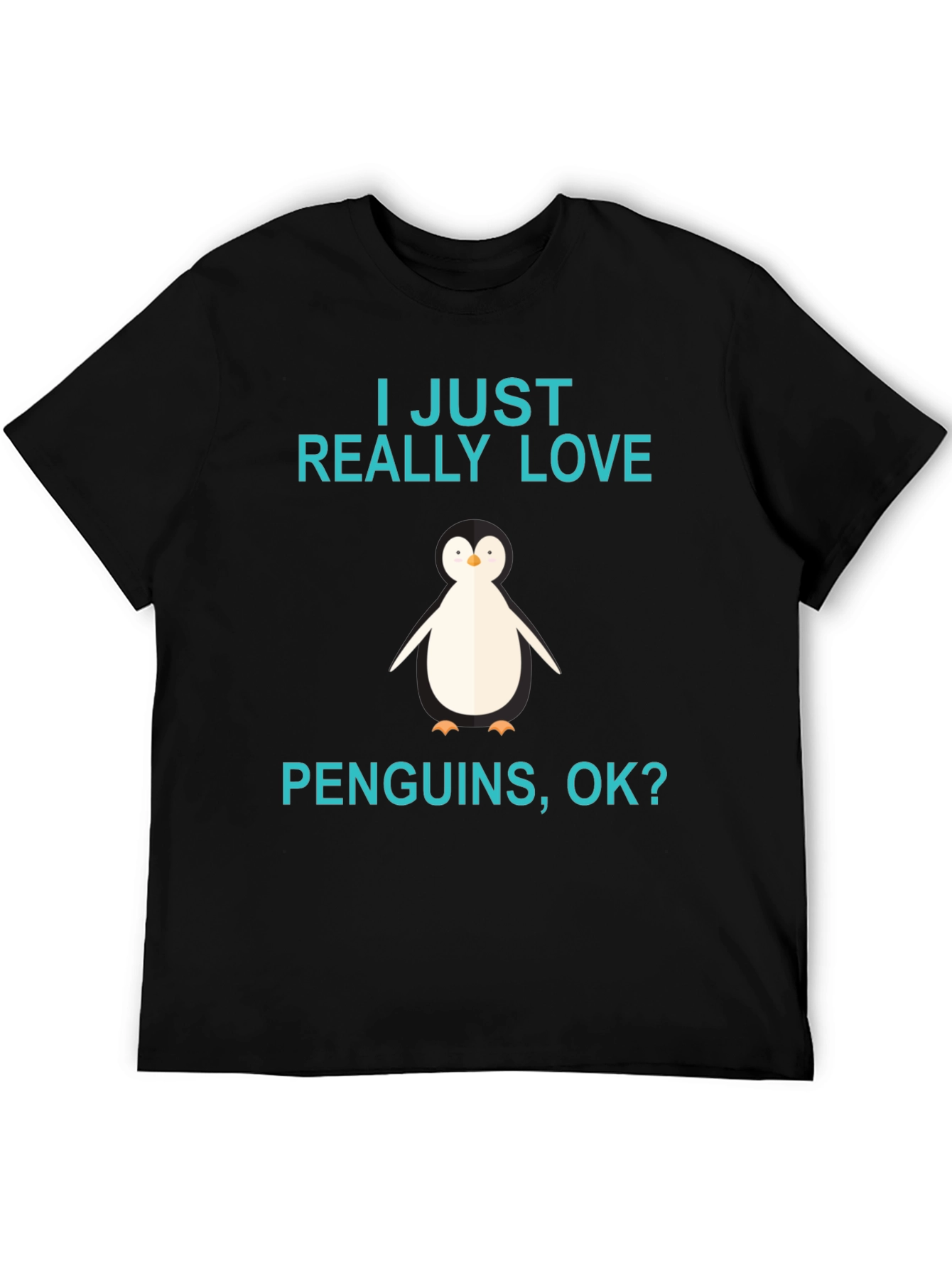 Penguin Lover Black T-Shirt
