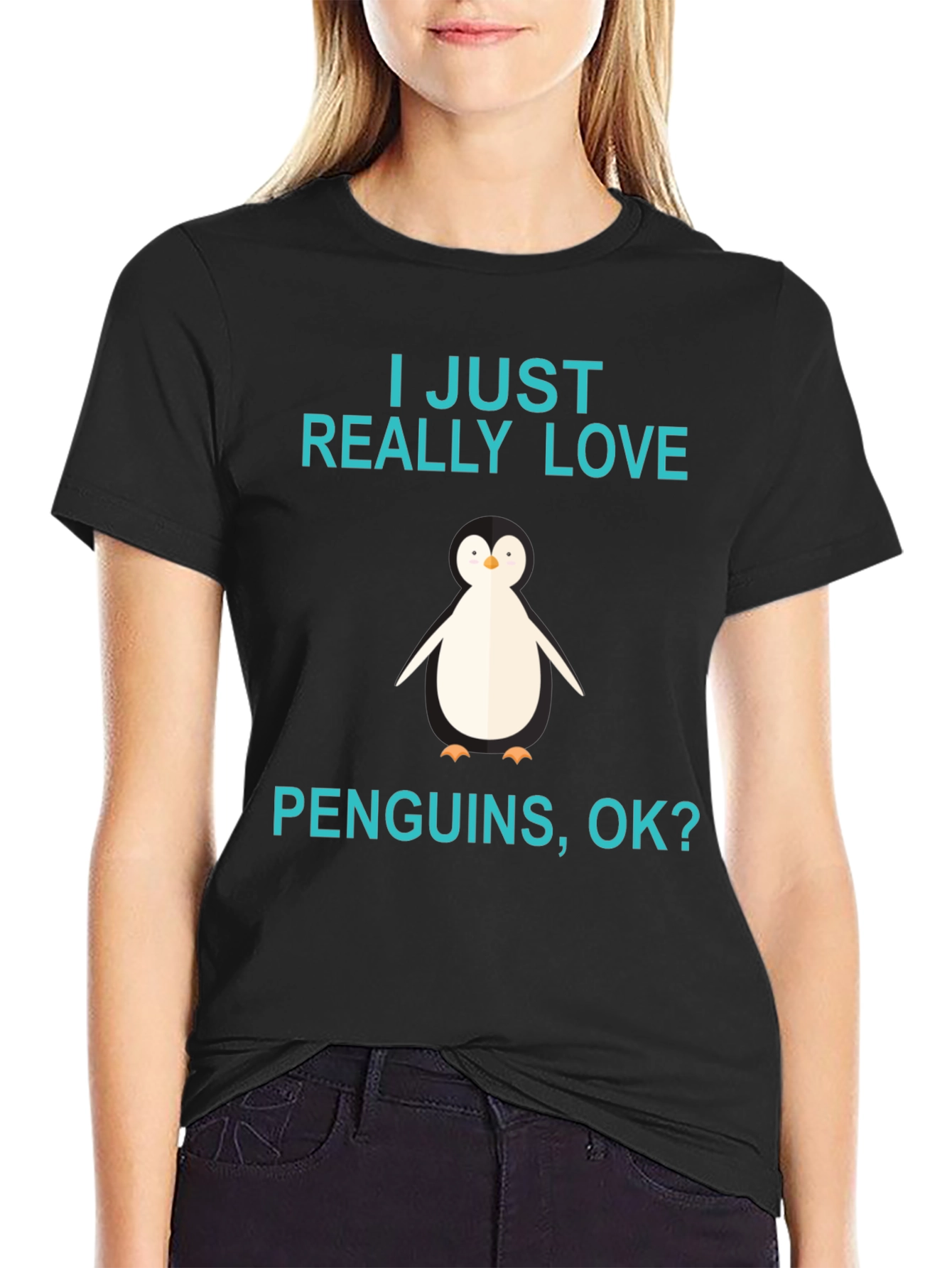 Penguin Lover Black T-Shirt