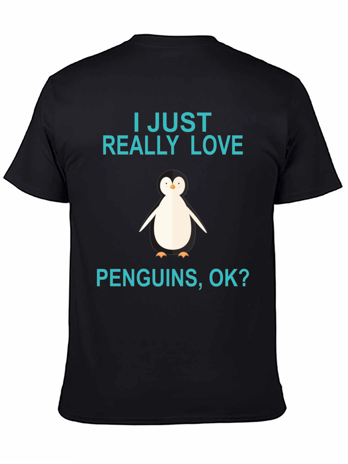 Penguin Lover Black T-Shirt