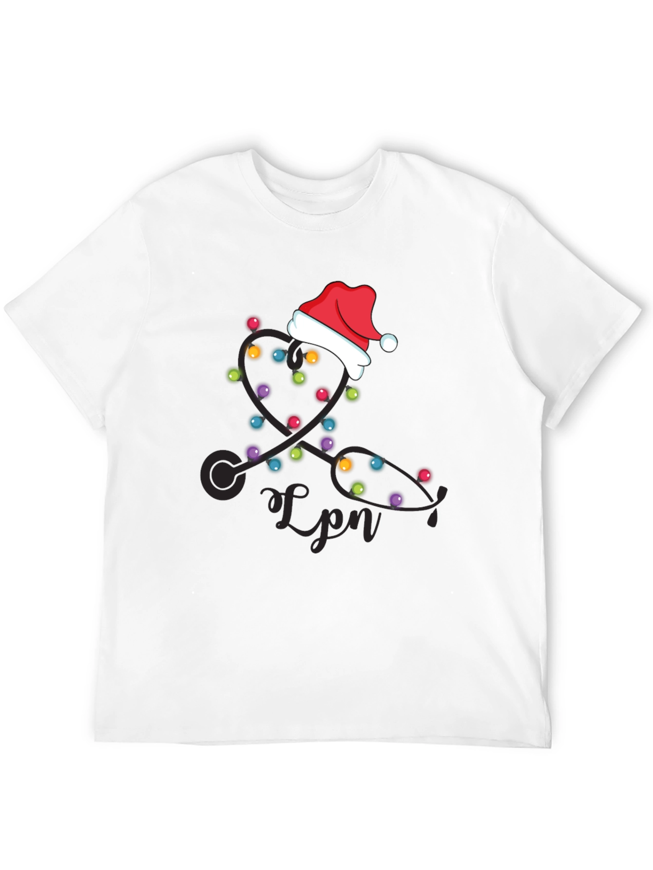LPN Christmas Stethoscope T-Shirt