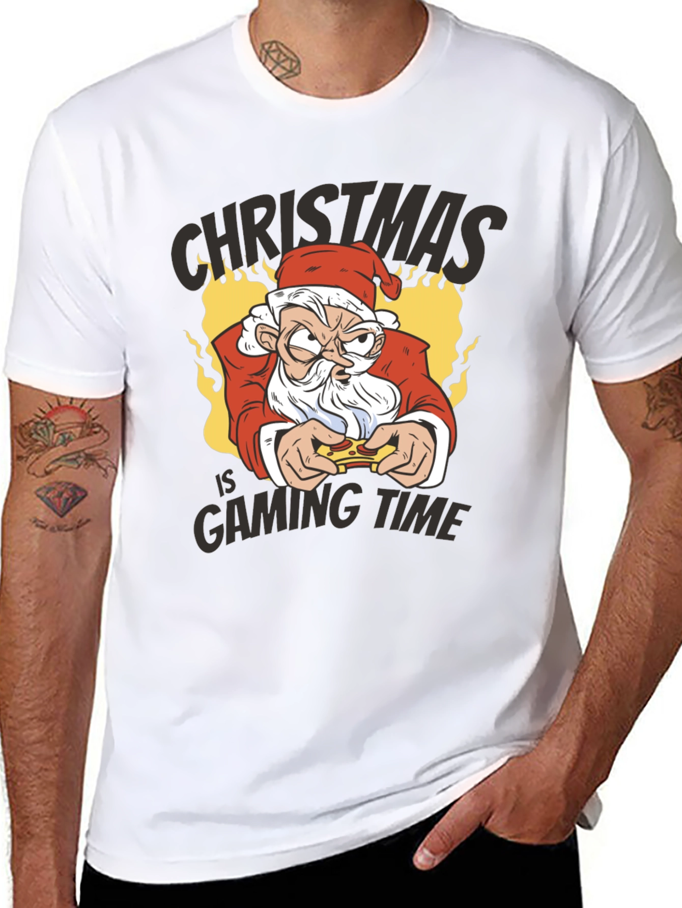 Christmas Gaming Time Graphic Tee