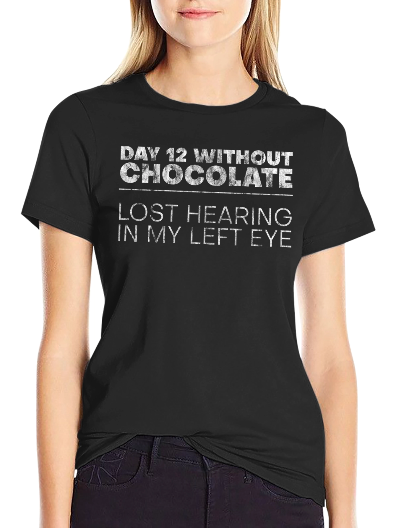 Funny Day 12 Without Chocolate Graphic T-Shirt
