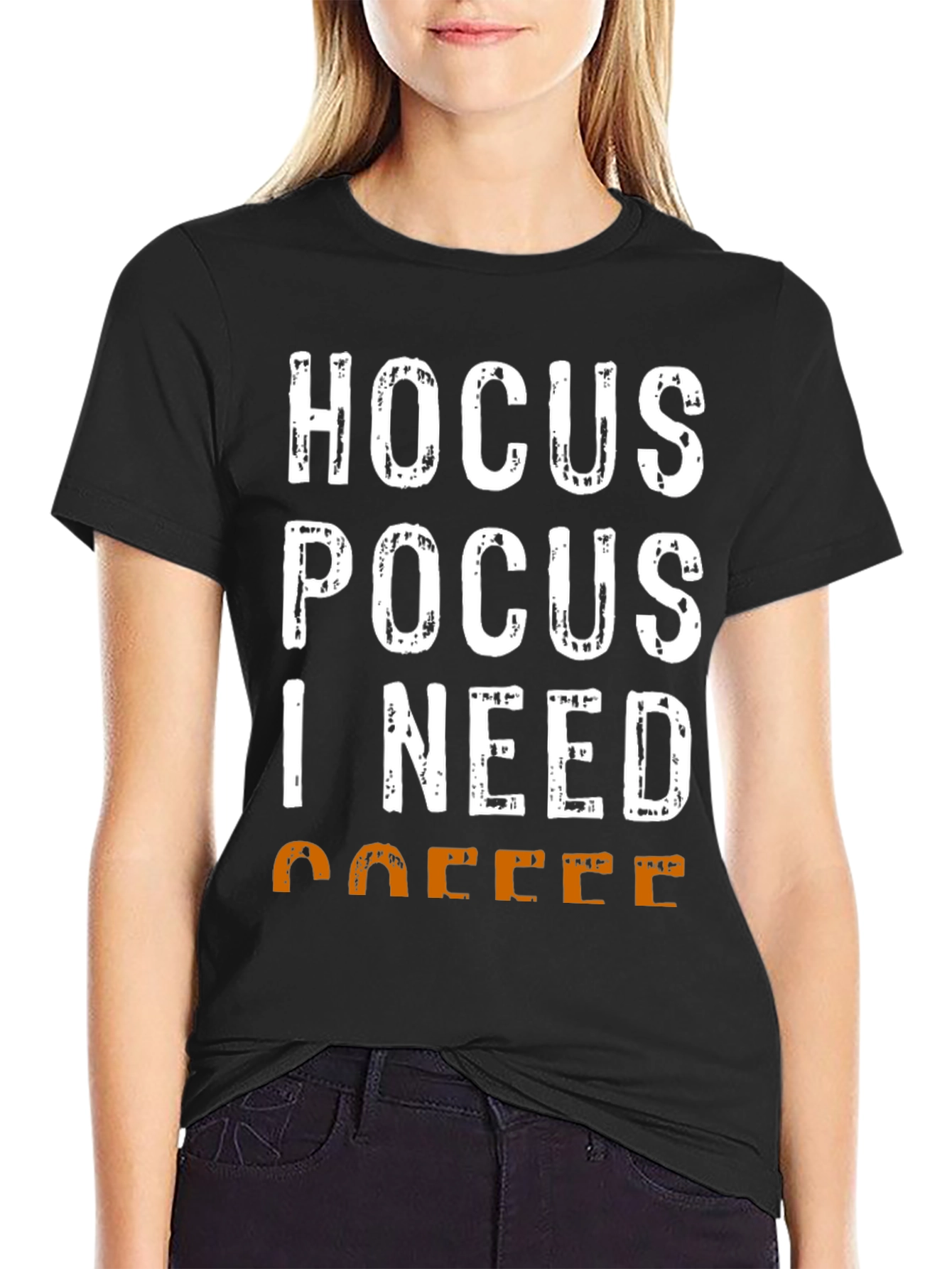 Hocus Pocus I Need Coffee Graphic T-Shirt