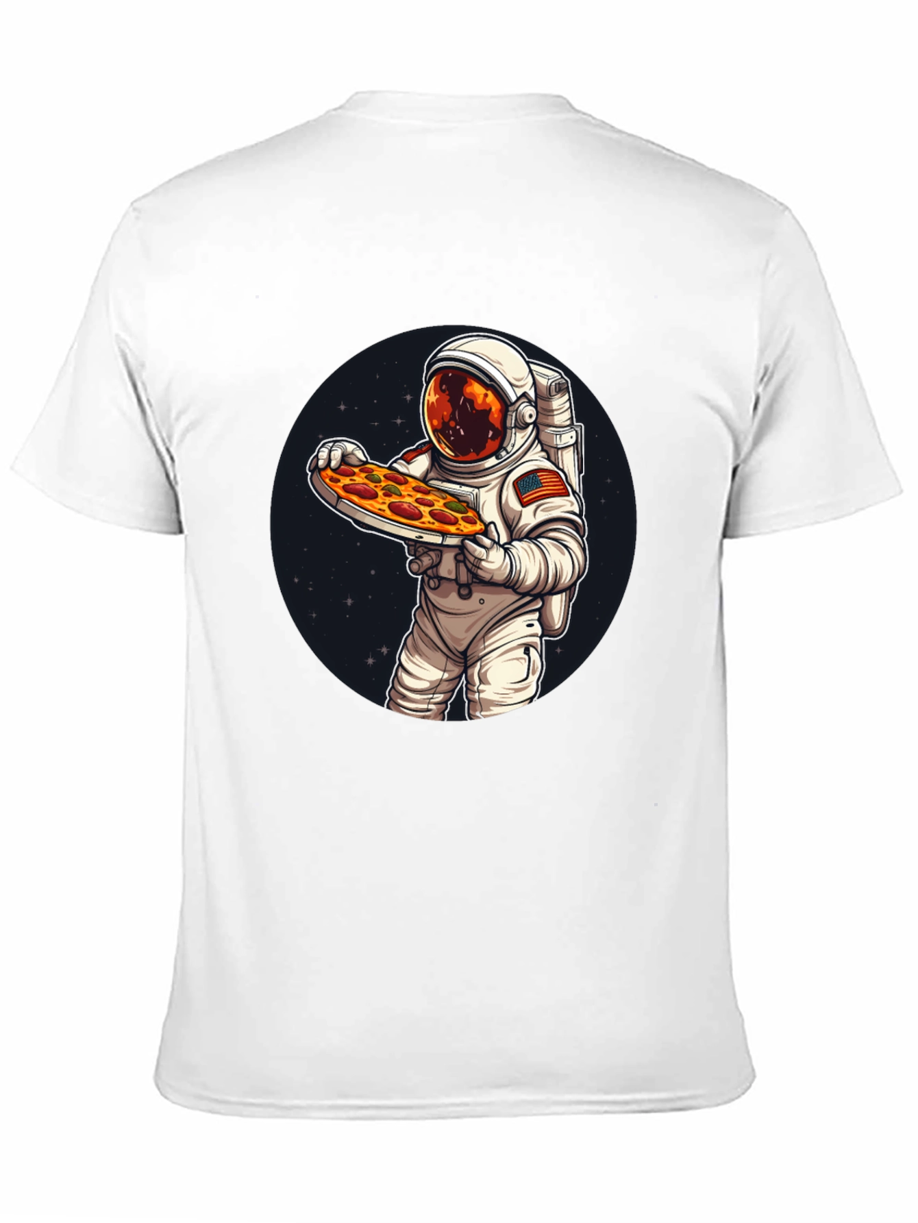 Astronaut Pizza T-Shirt: Space Foodie Tee