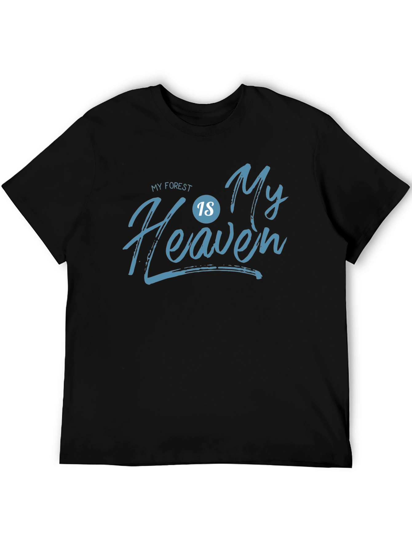 My Forest is My Heaven Black Graphic Tee