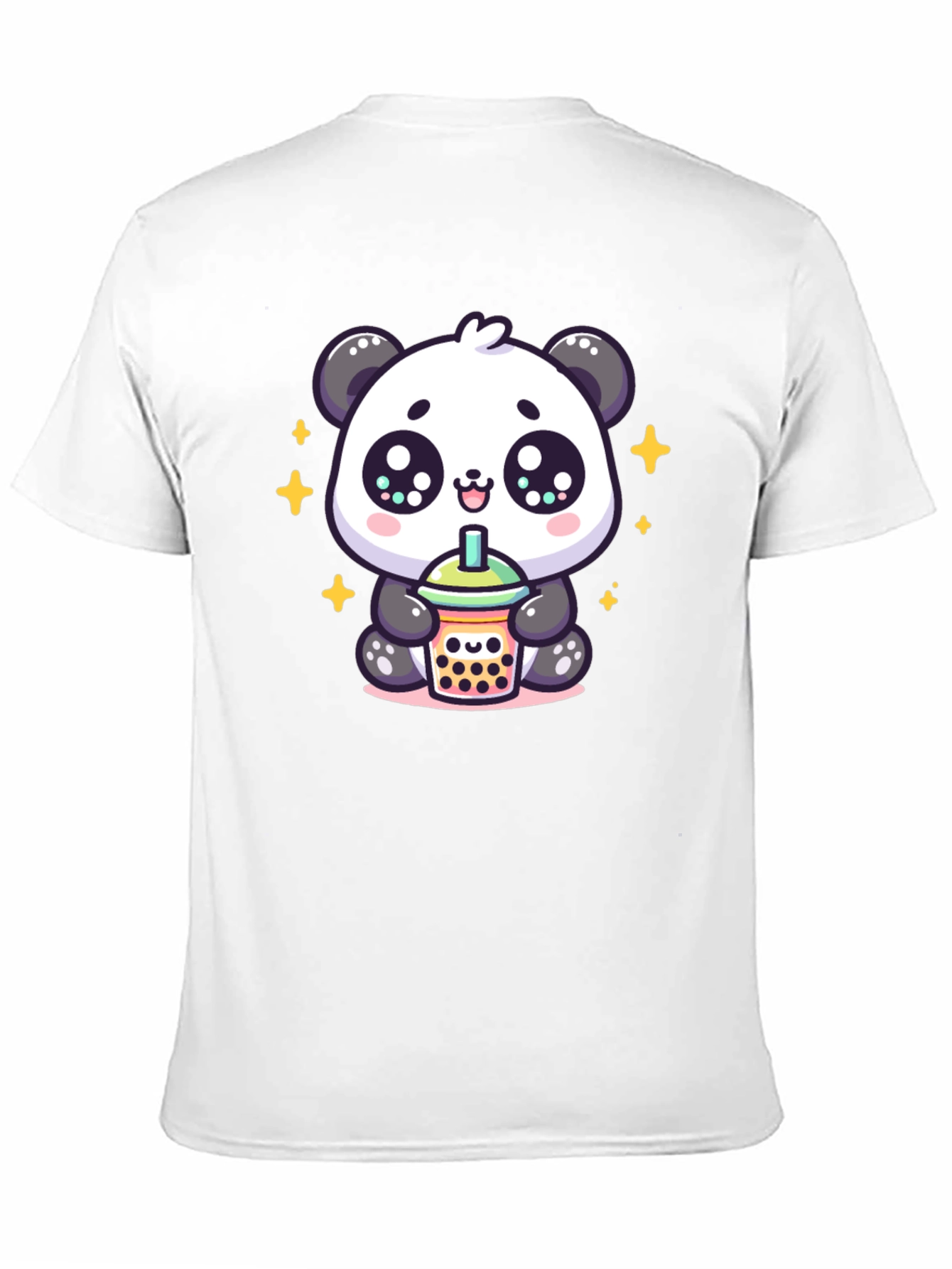 Cute Panda Boba Tea Graphic Tee