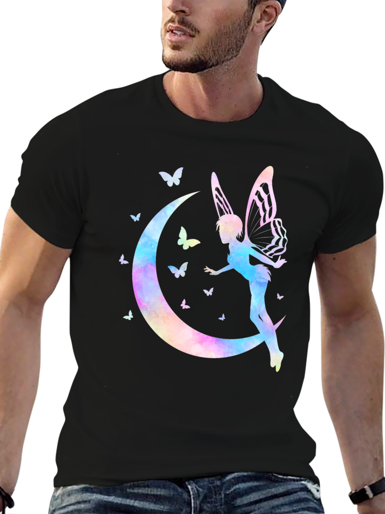Magical Fairy & Moon Graphic Tee
