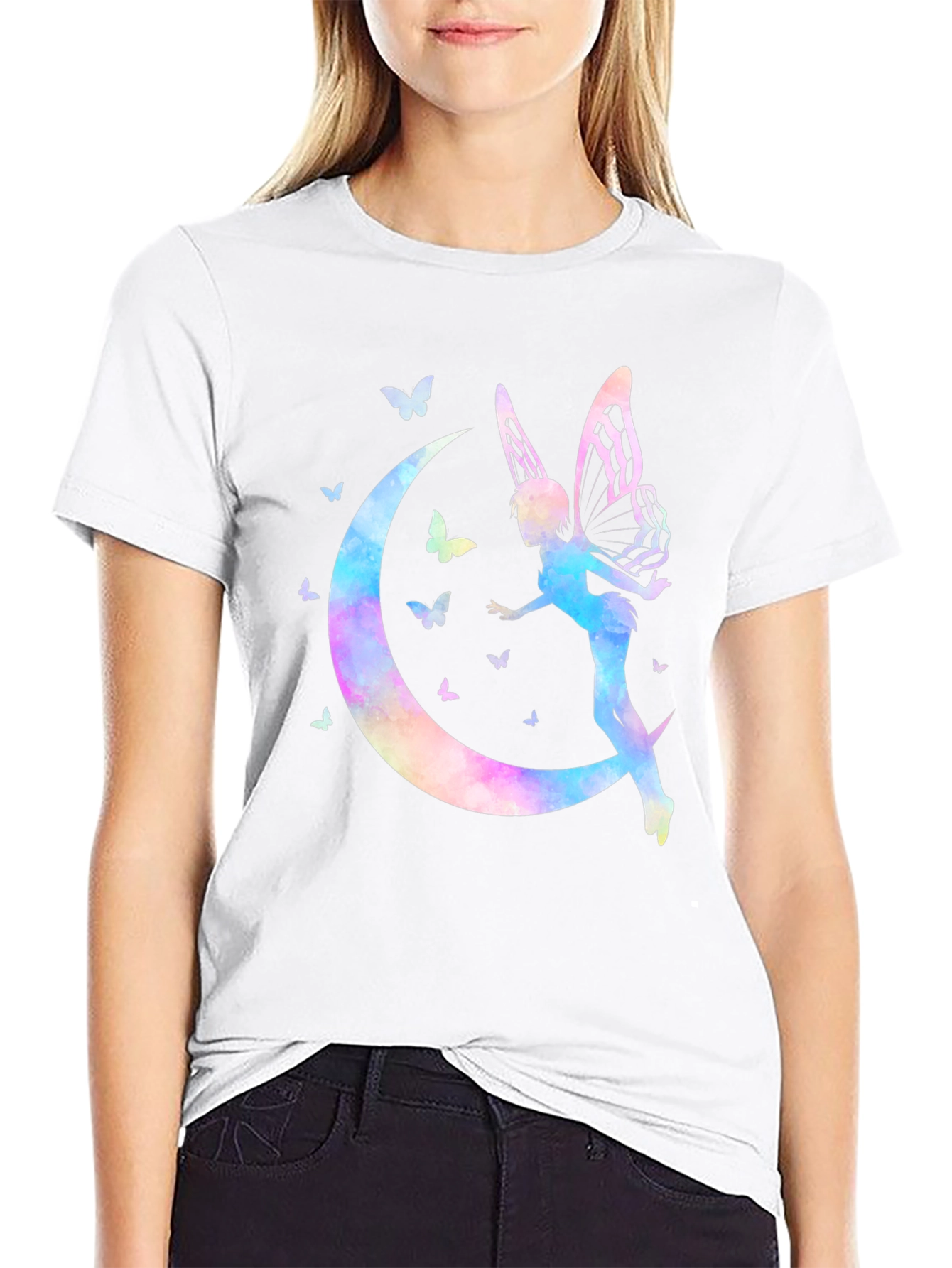 Magical Fairy & Moon Graphic Tee