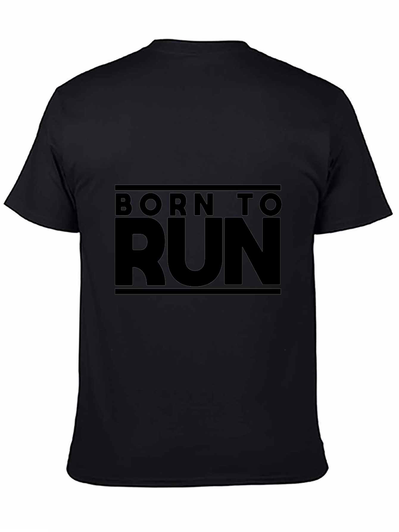Born to Run Graphic Tee - Black