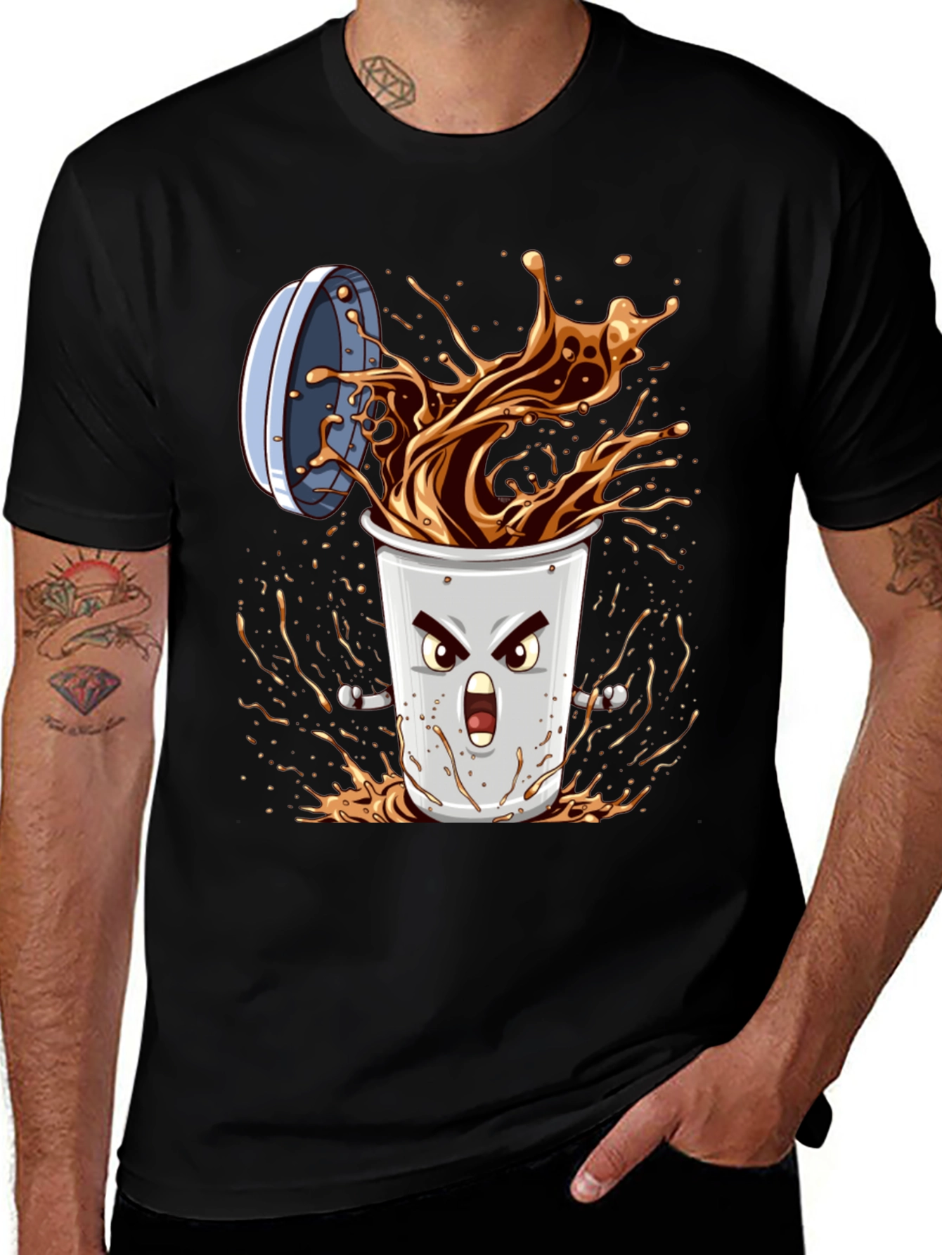 Coffee Monster T-Shirt - Espresso Yourself!