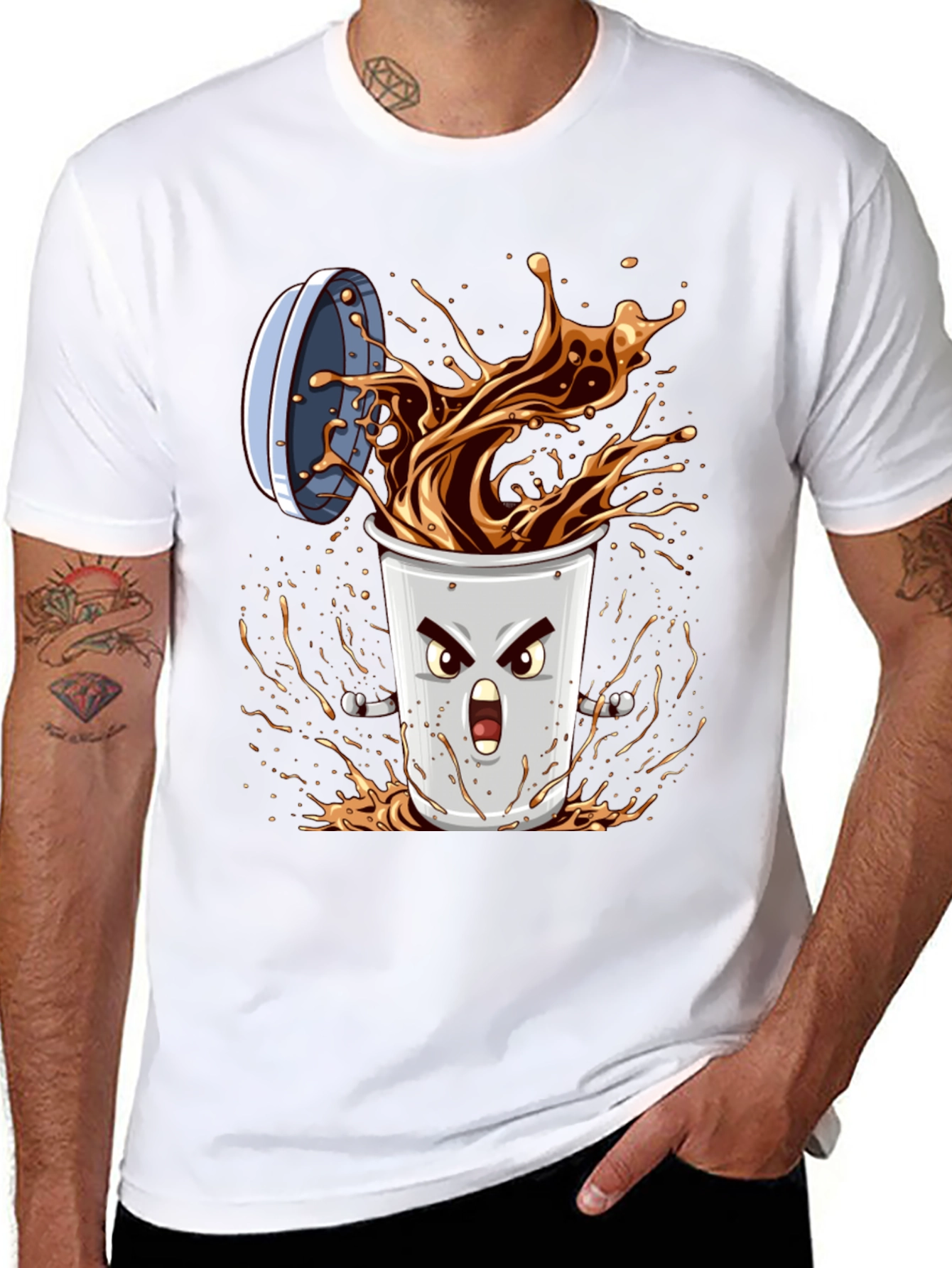 Coffee Monster T-Shirt - Espresso Yourself!