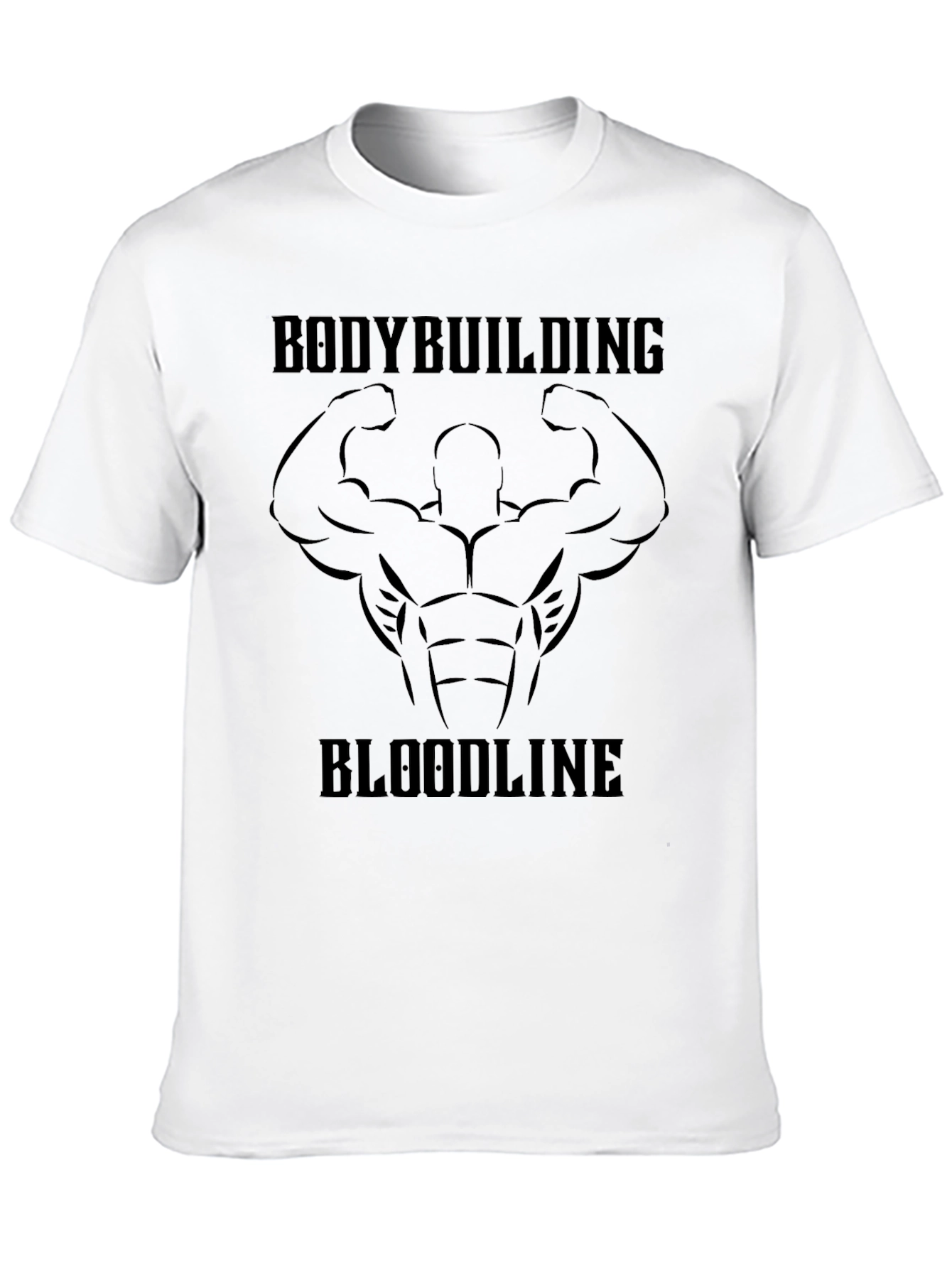 Bodybuilding Bloodline Black Graphic Tee