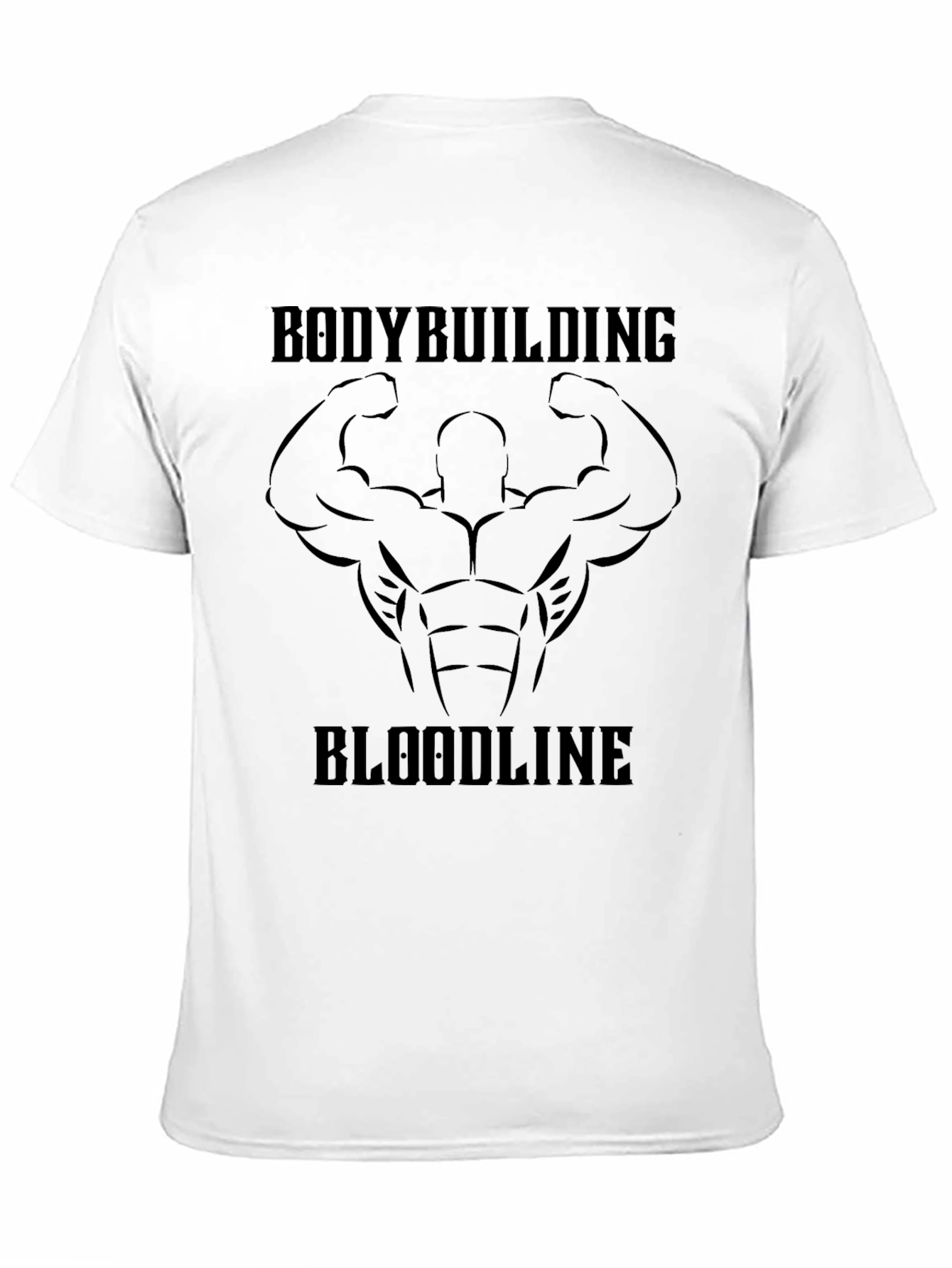 Bodybuilding Bloodline Black Graphic Tee